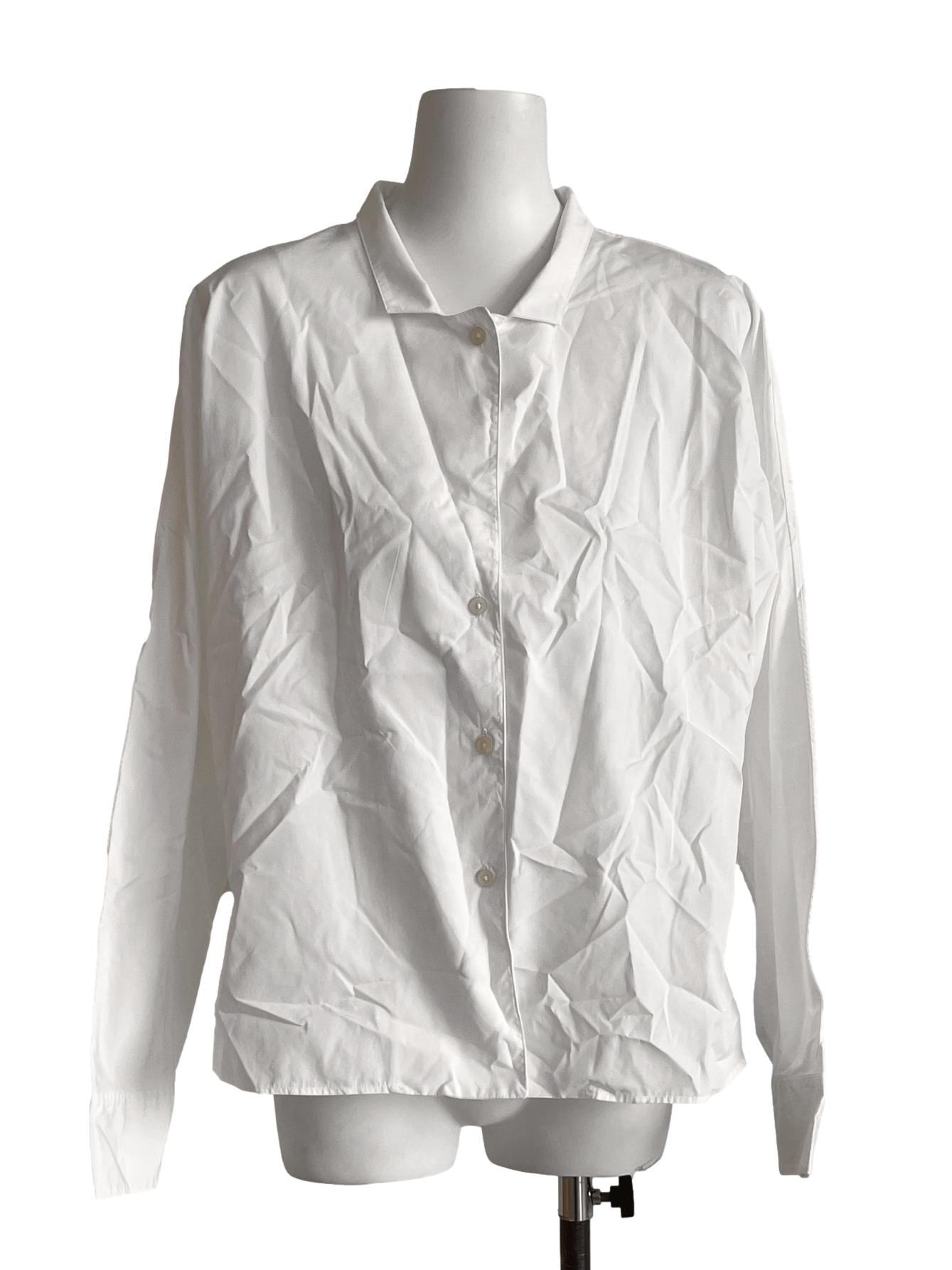 Daisy White Long Sleeve Buttoned Shirt