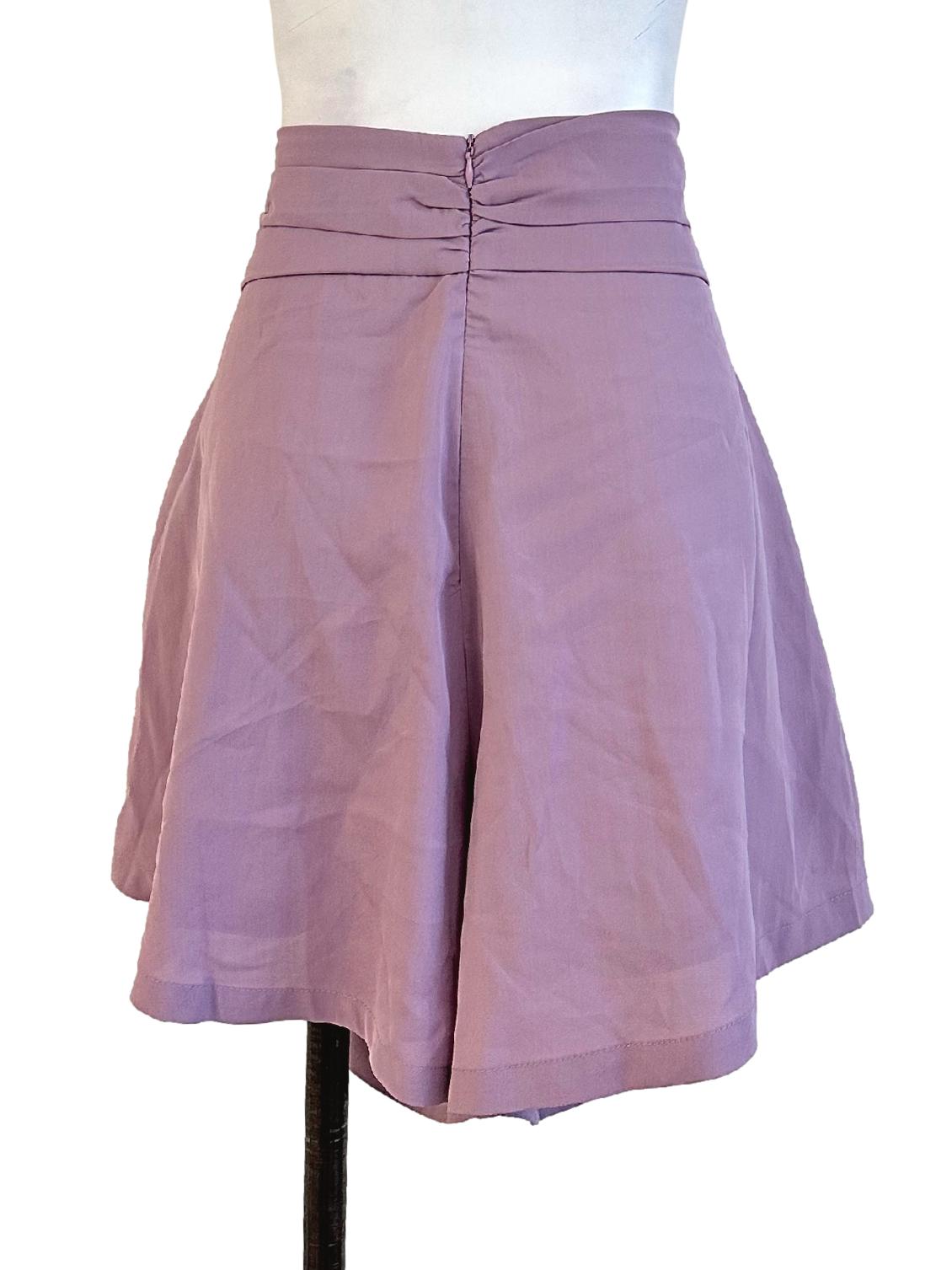 Lilac Purple Plain Short