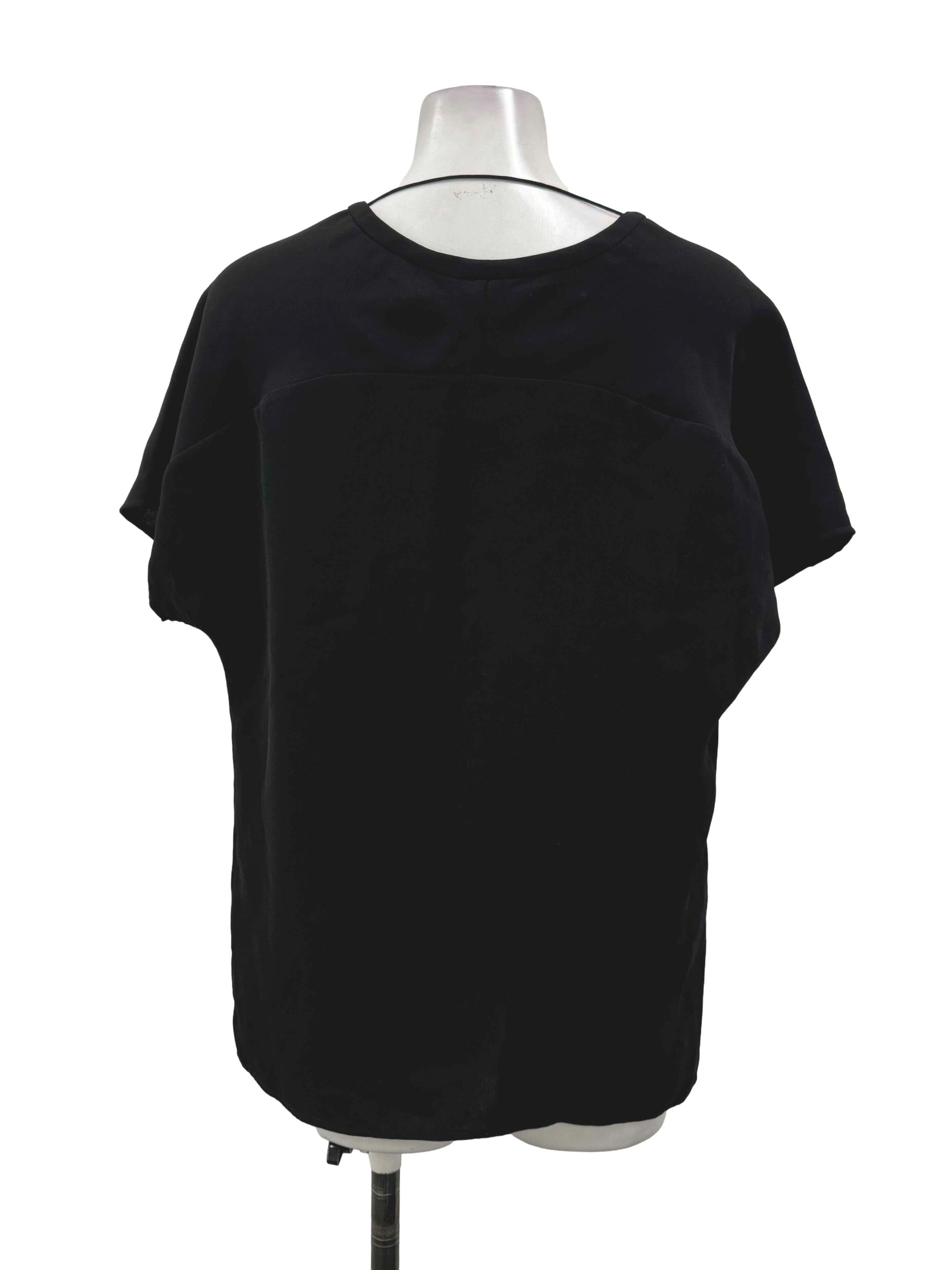 Basic Black Low Neck Top