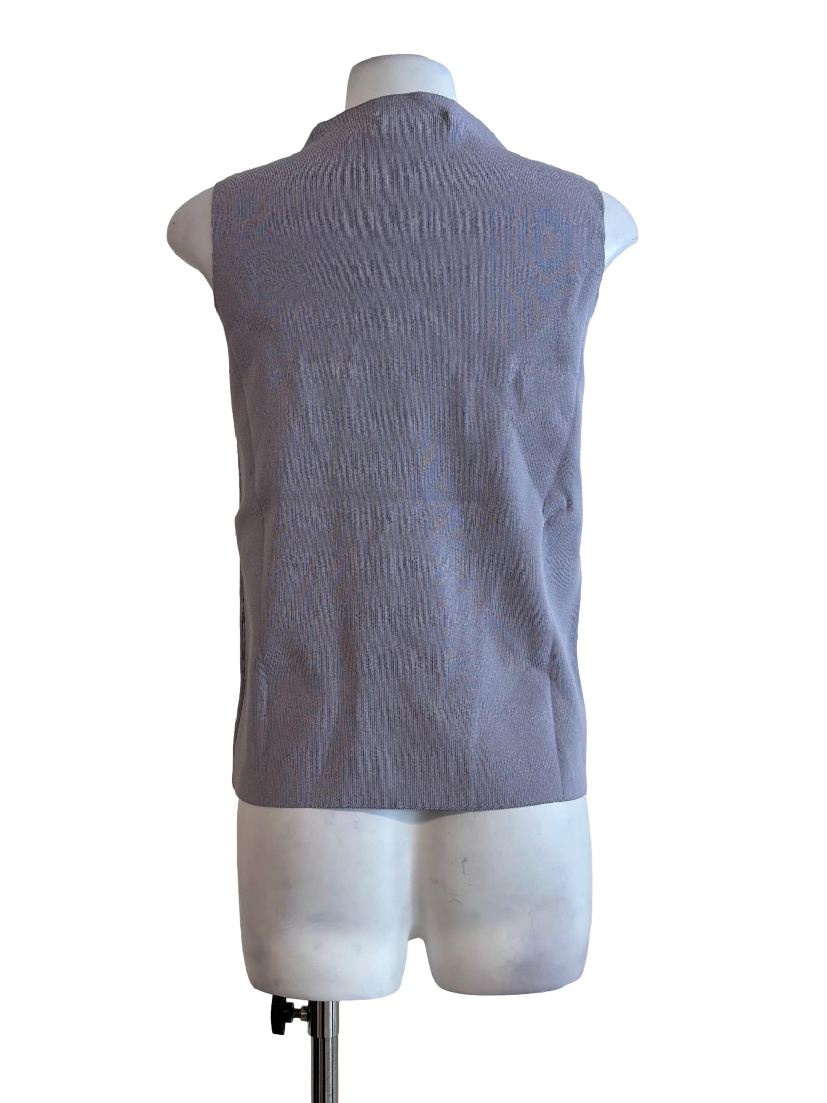 Lavender Sleeveless Knit Top