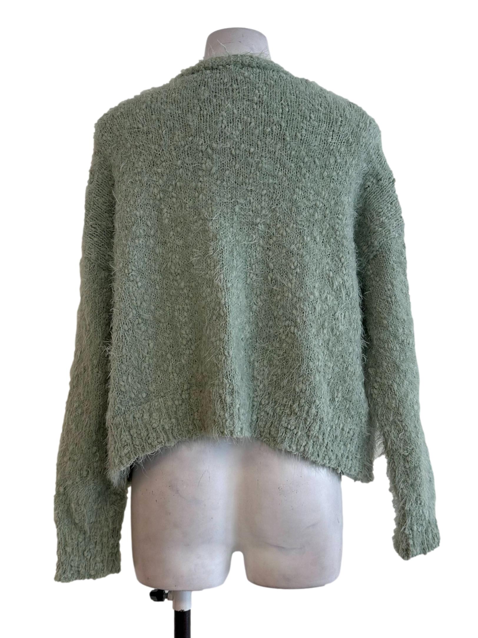 Olive Green Knit Cardigans