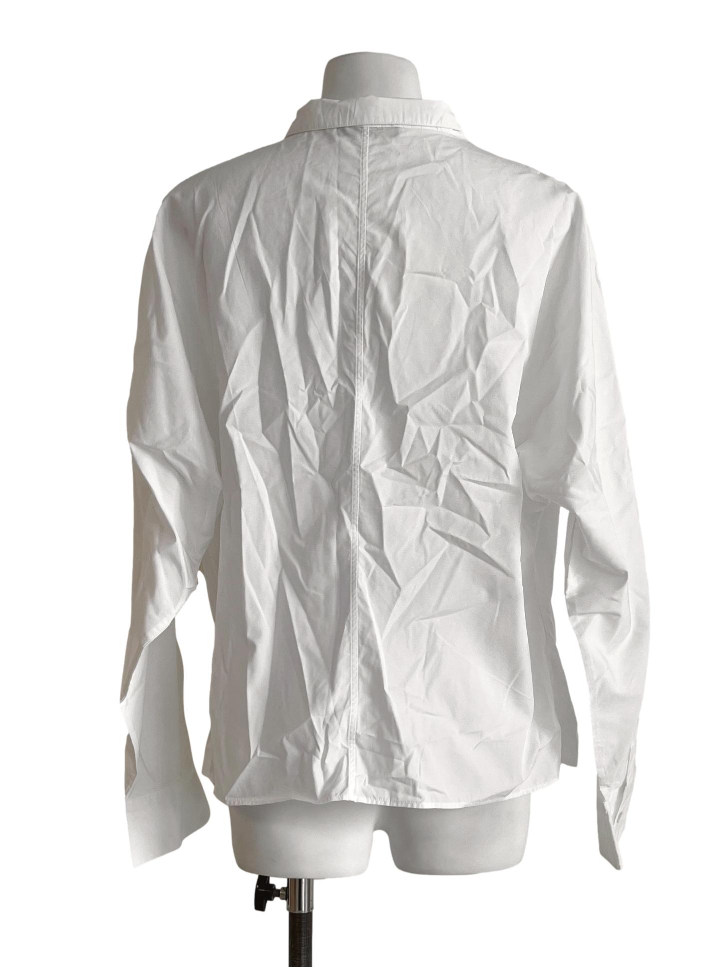 Daisy White Long Sleeve Buttoned Shirt