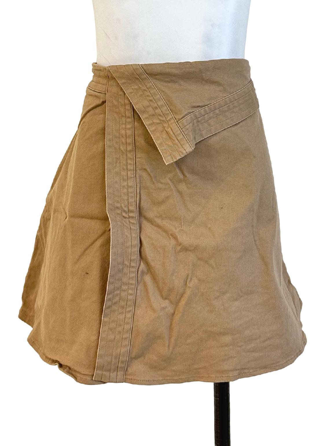 Fawn Beige Plain Skort LB