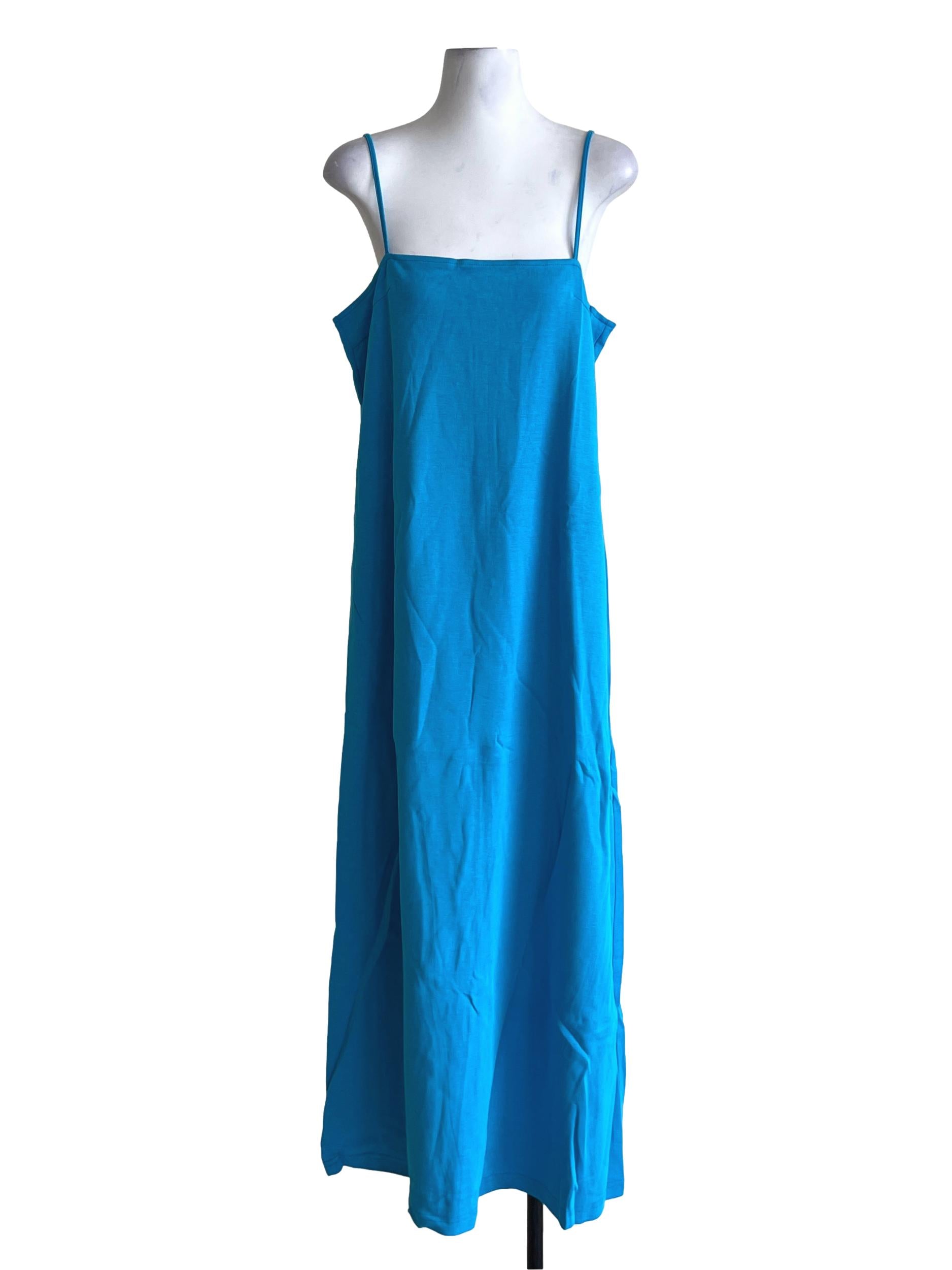 Blue Solana Basic Maxi Dress TTR