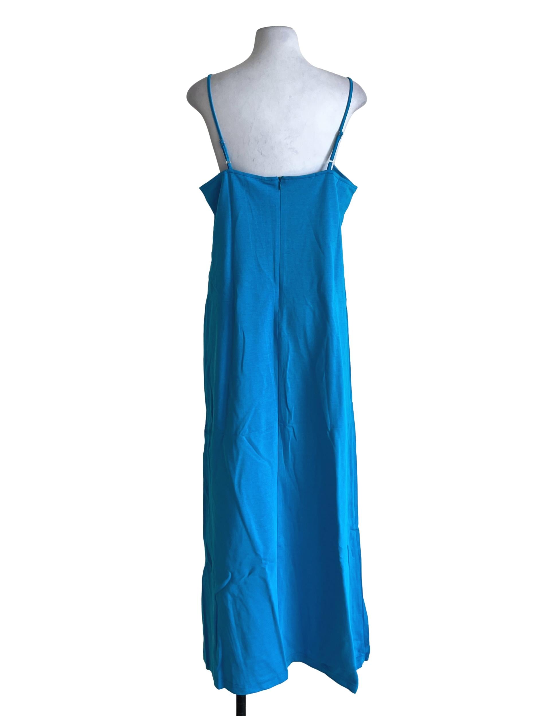Blue Solana Basic Maxi Dress TTR