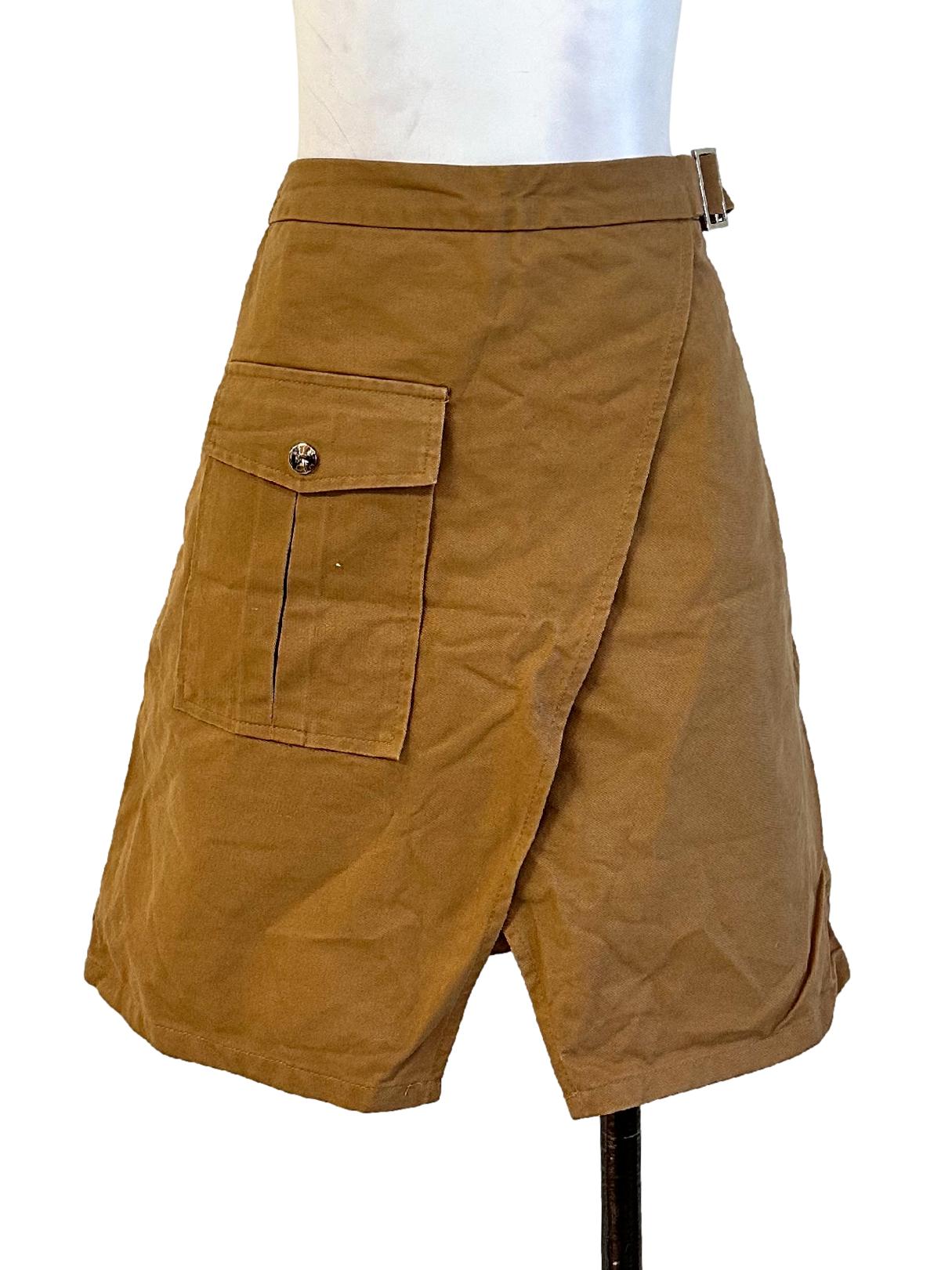 Granola Beige Plain Skort LB