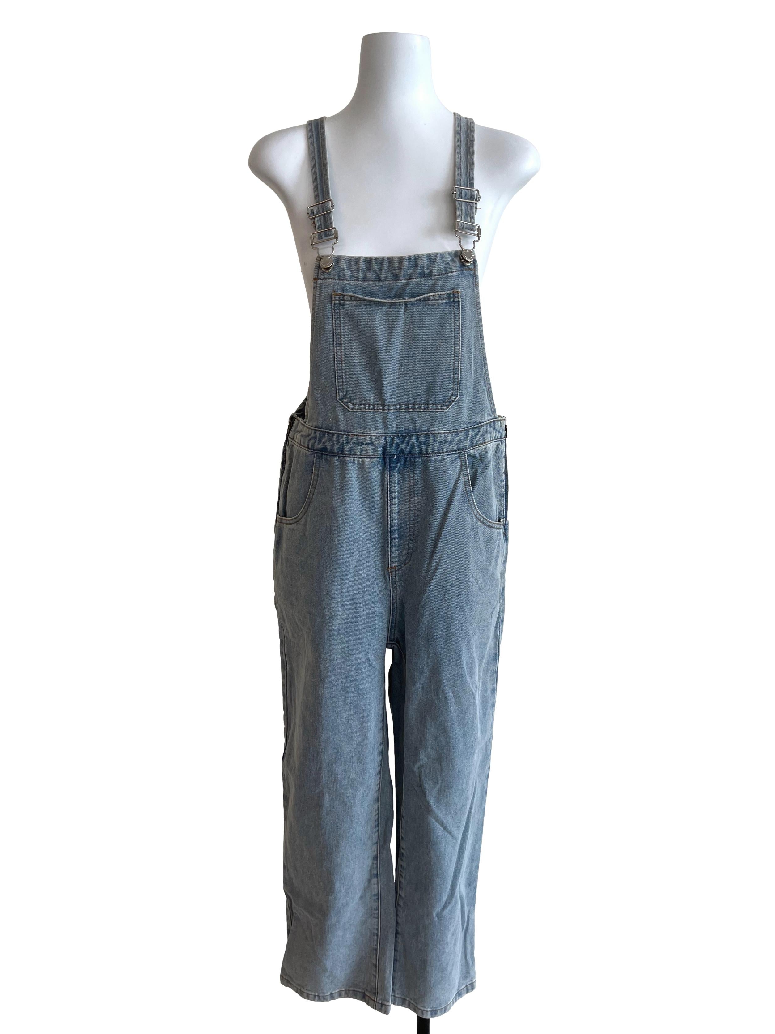 Light Wash Denim Overalls TCL