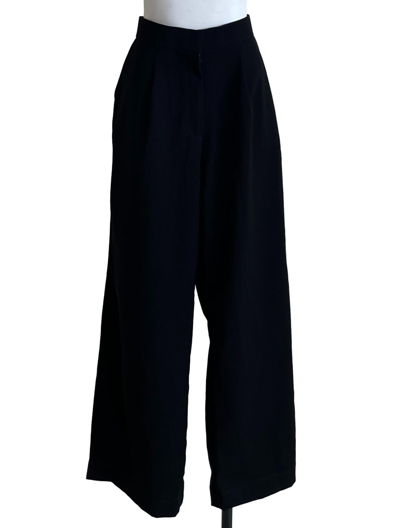 Black Plain Formal Pants