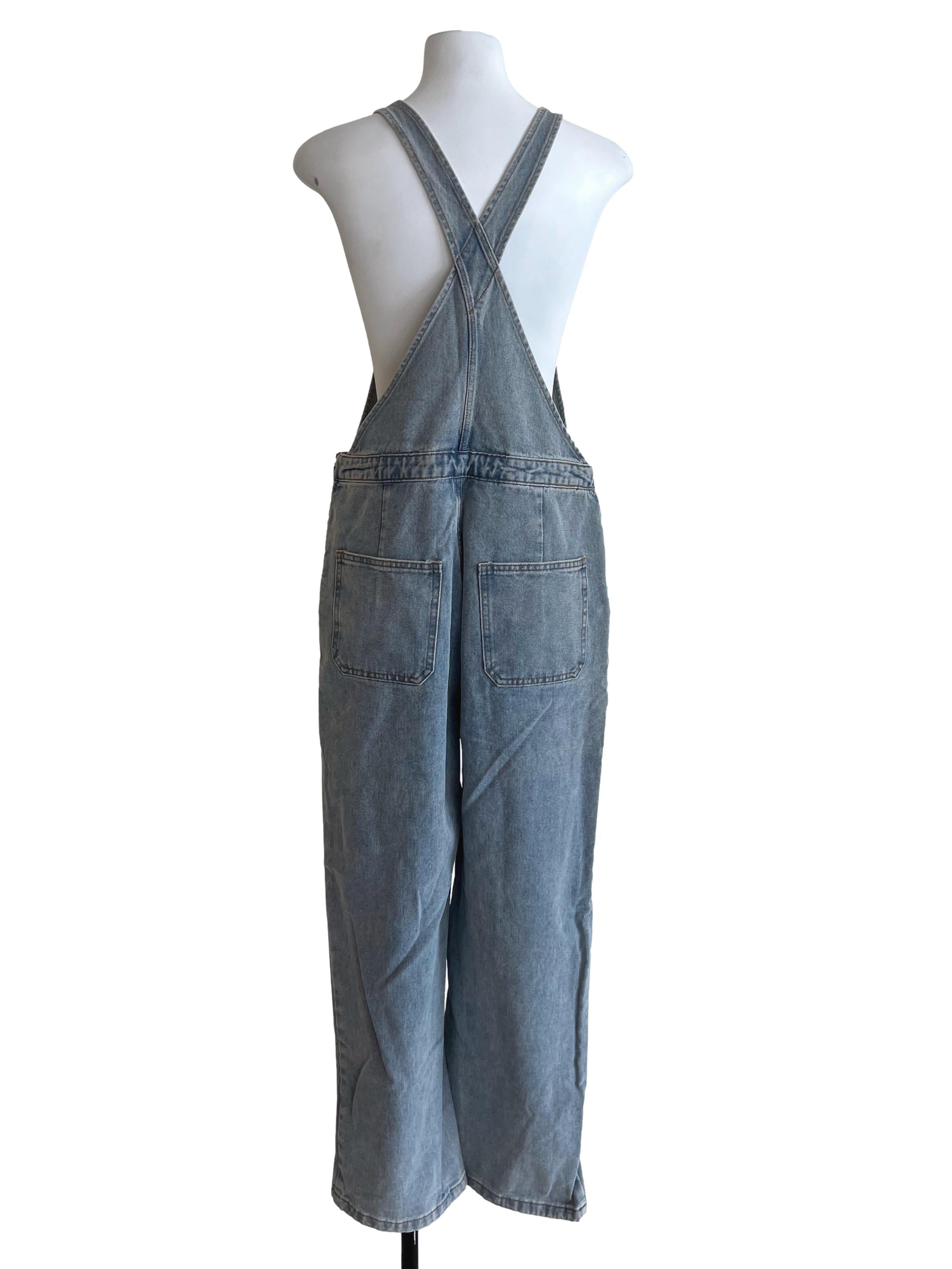 Light Wash Denim Overalls TCL