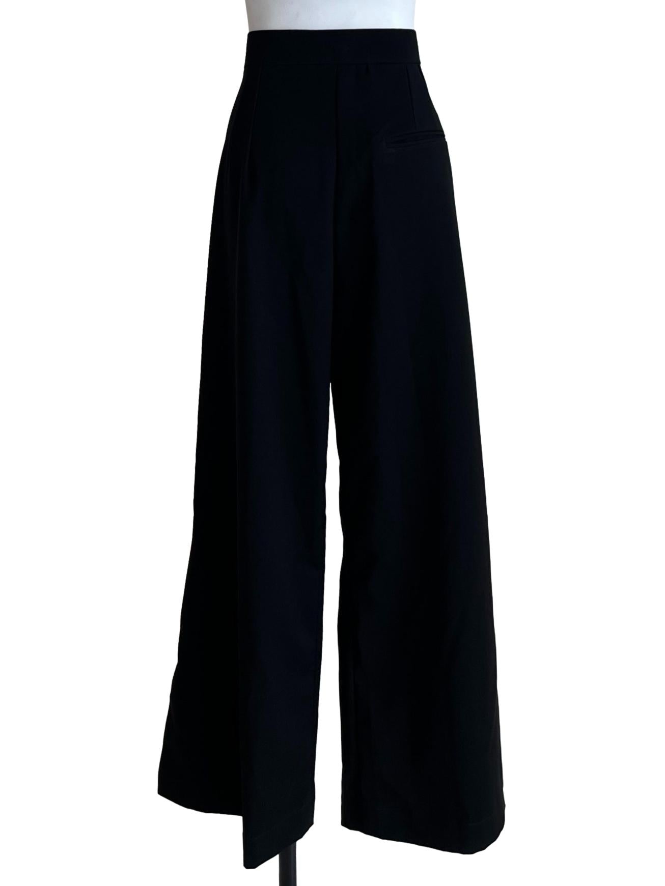 Black Plain Formal Pants