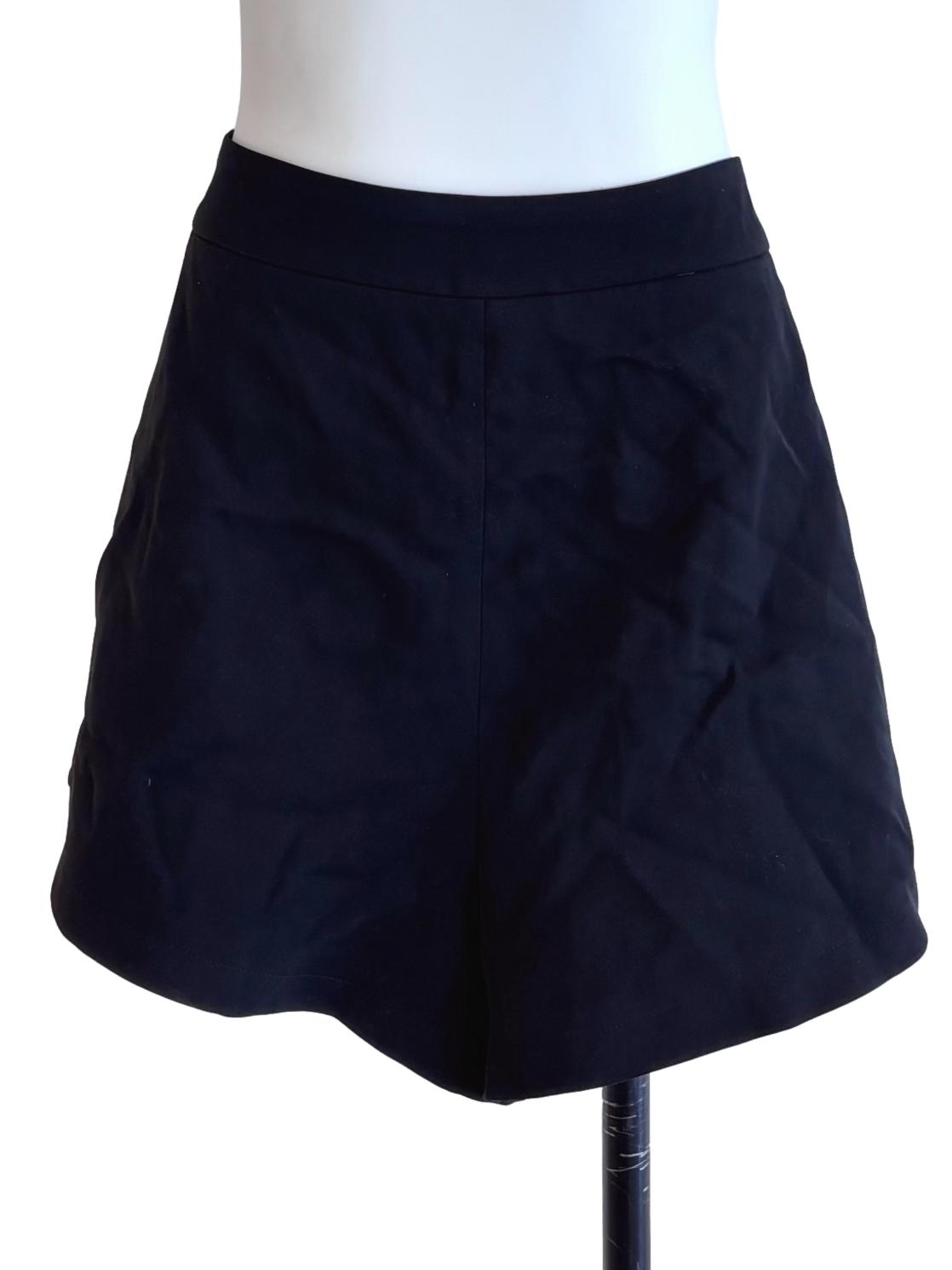 Onyx Black Casual Shorts