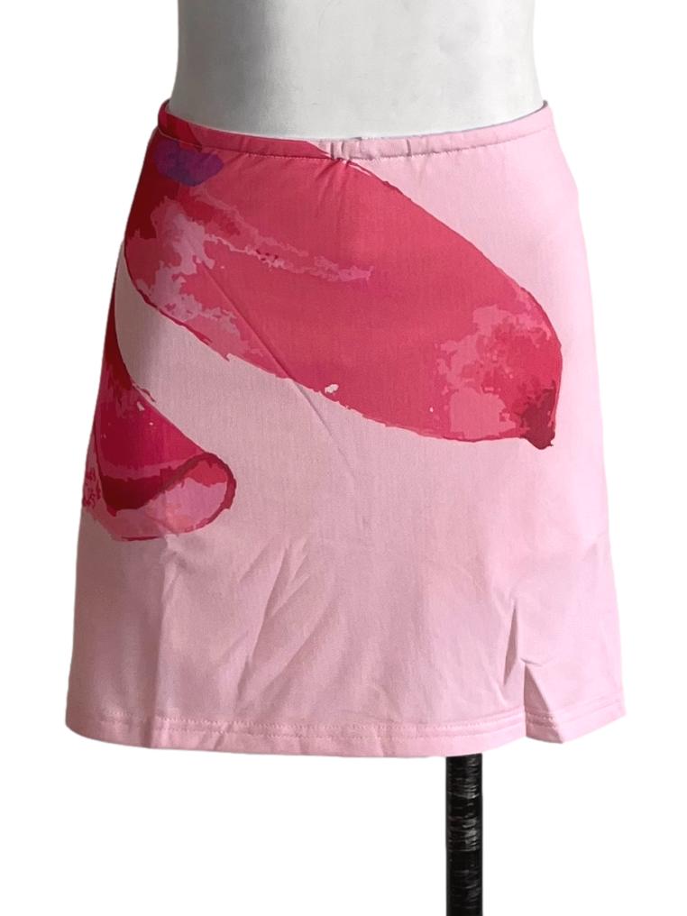 Pink Meranda Mesh Skorts
