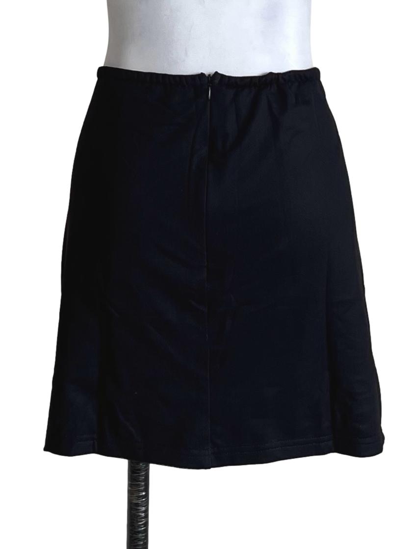 Black Meranda Mesh Skorts