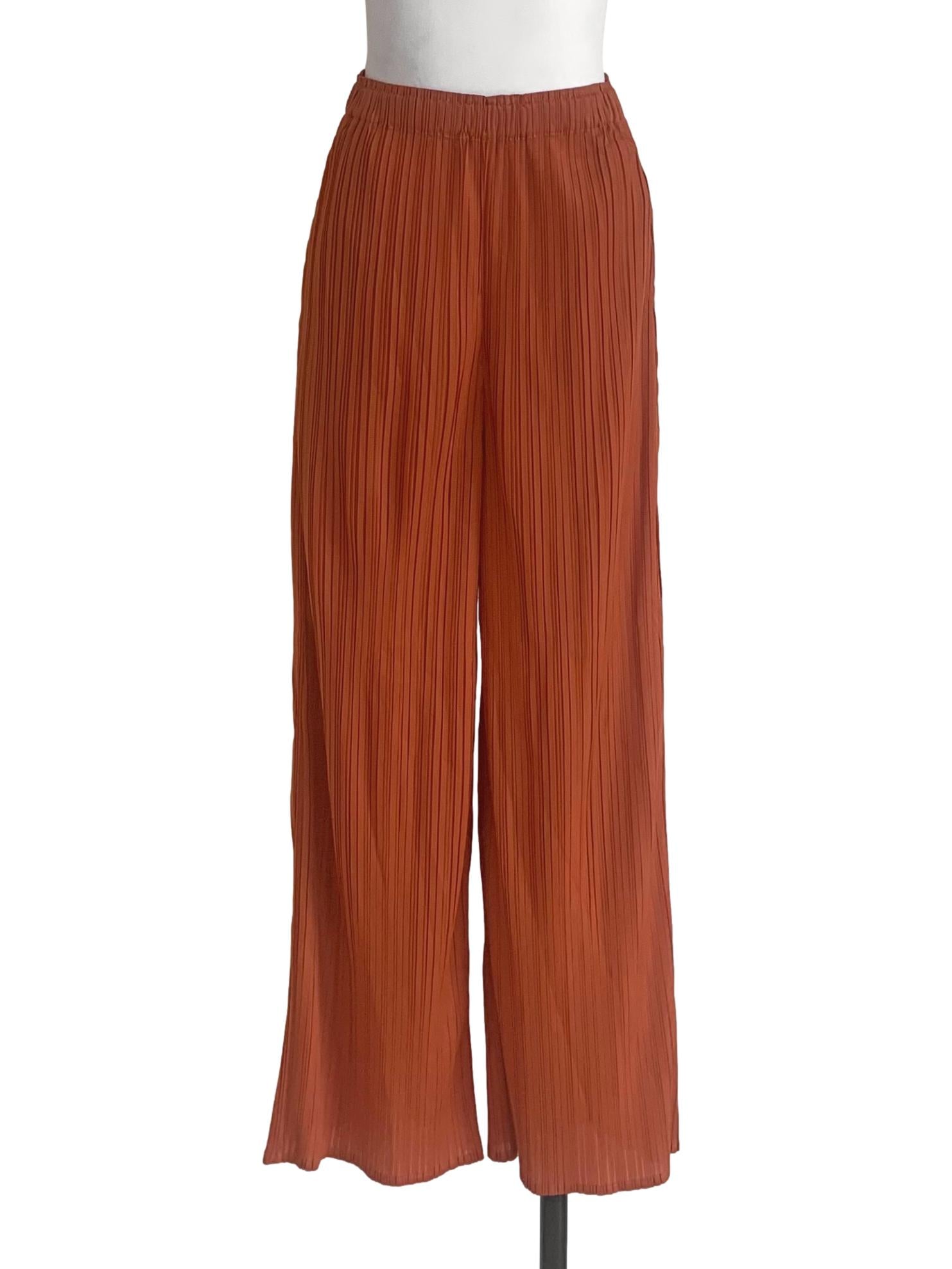 Cider Orange Pleated Pants LB