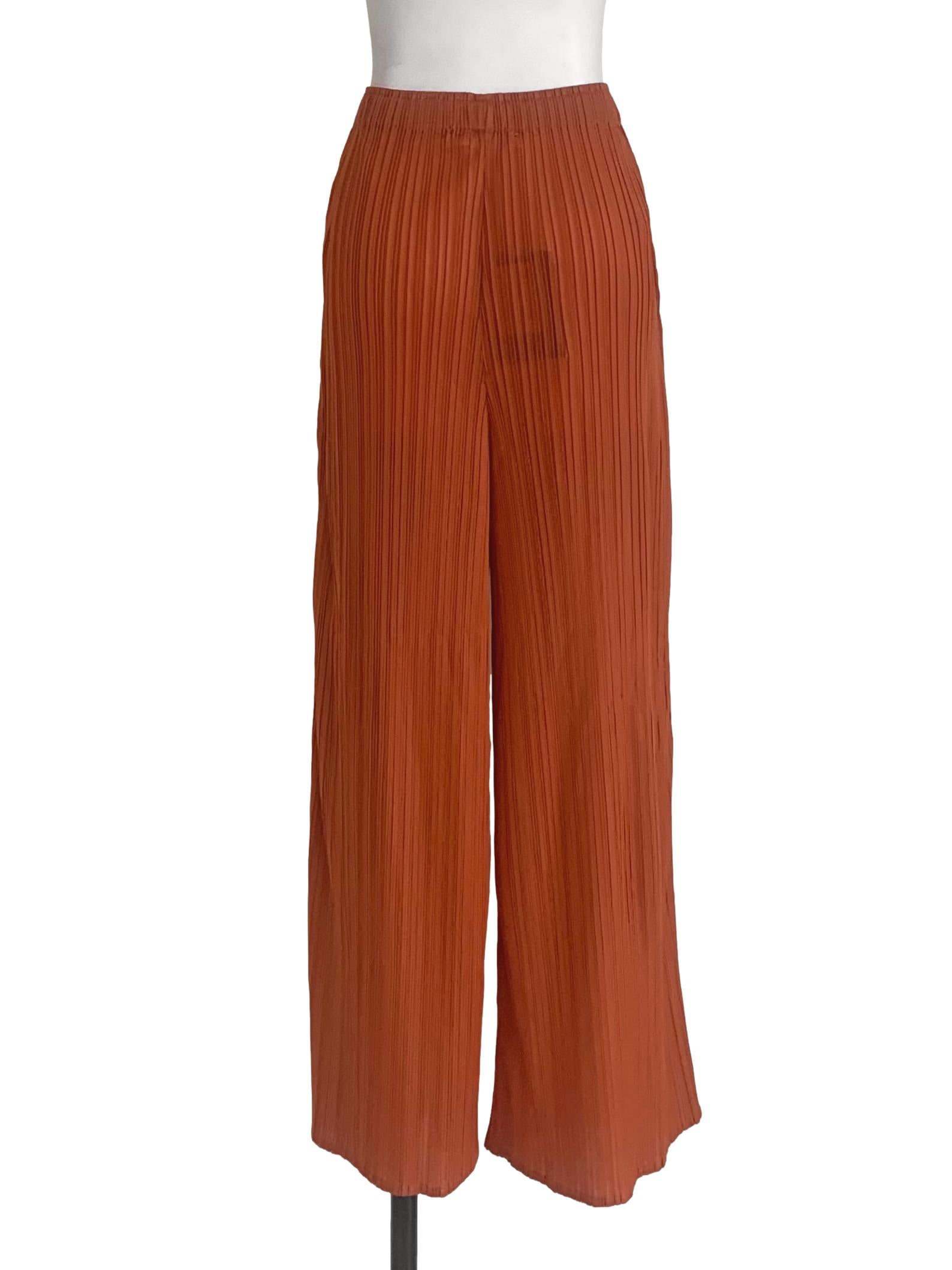 Cider Orange Pleated Pants LB
