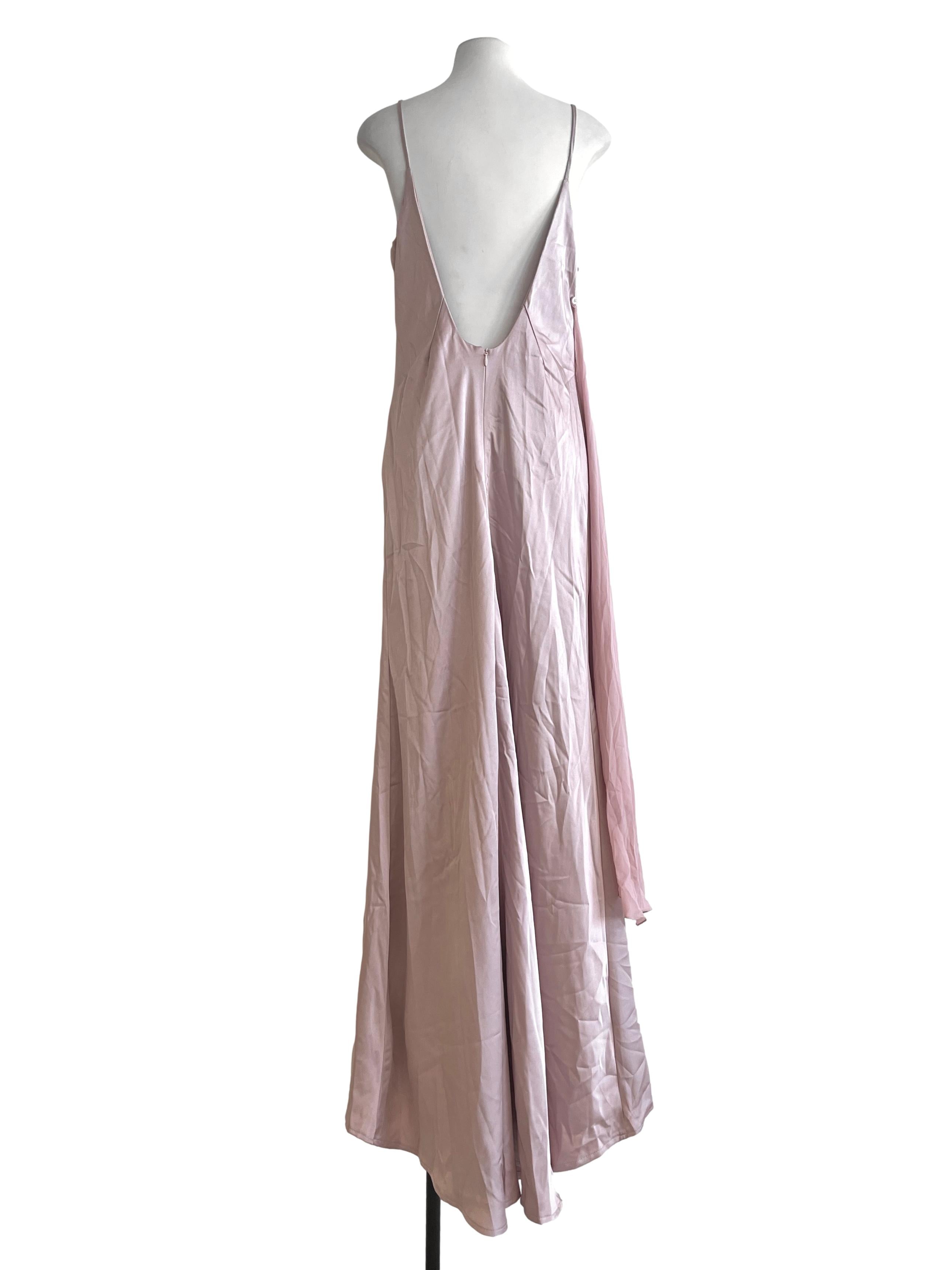 Salmon Pink Spaghetti Strap Slip Dress