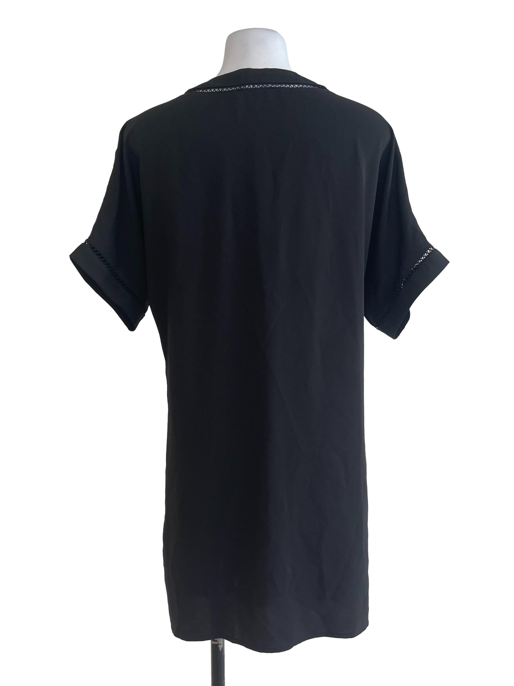 Black Neckline Top Dress