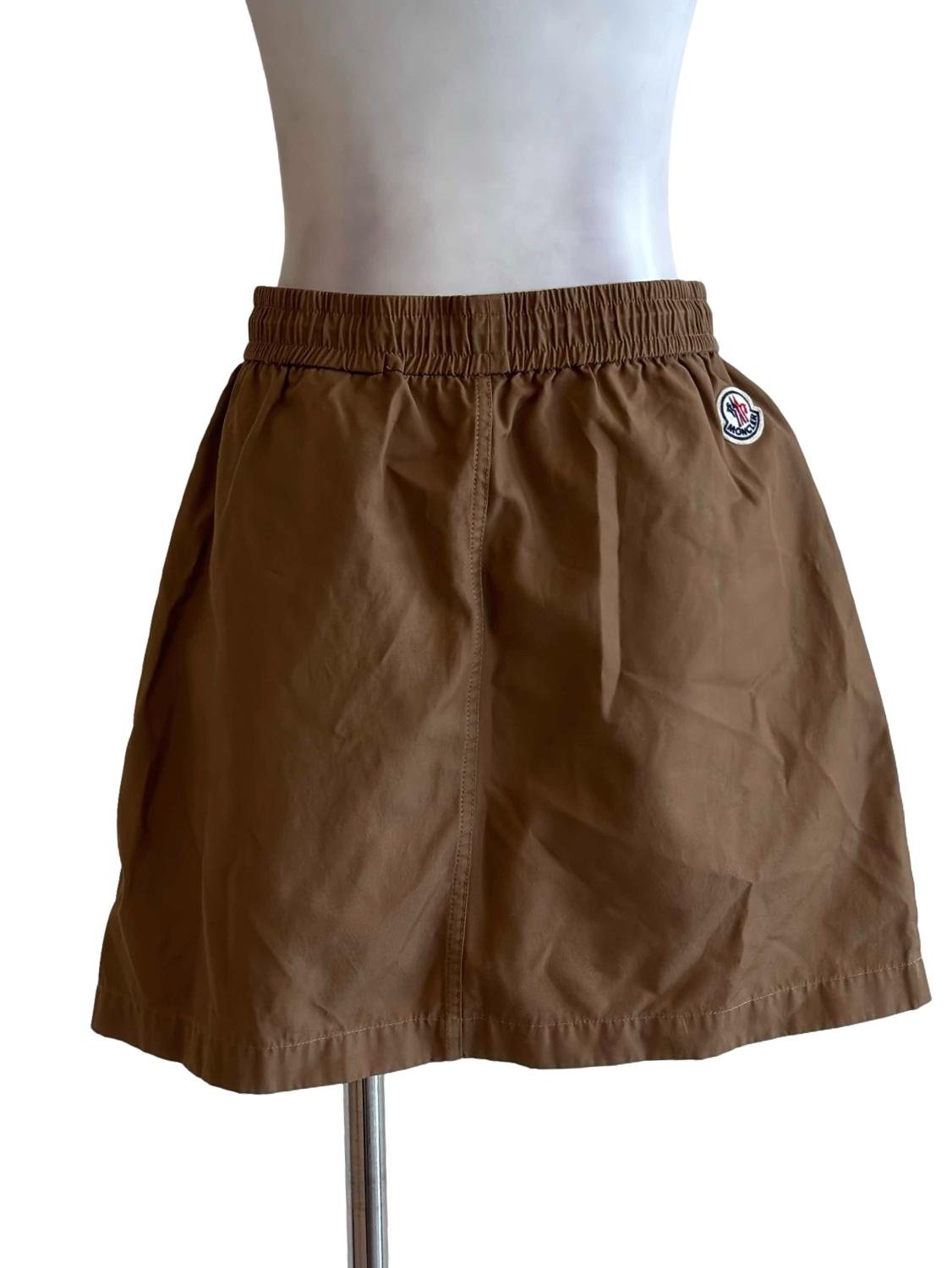 Mocha Brown Utility Mini Skirt