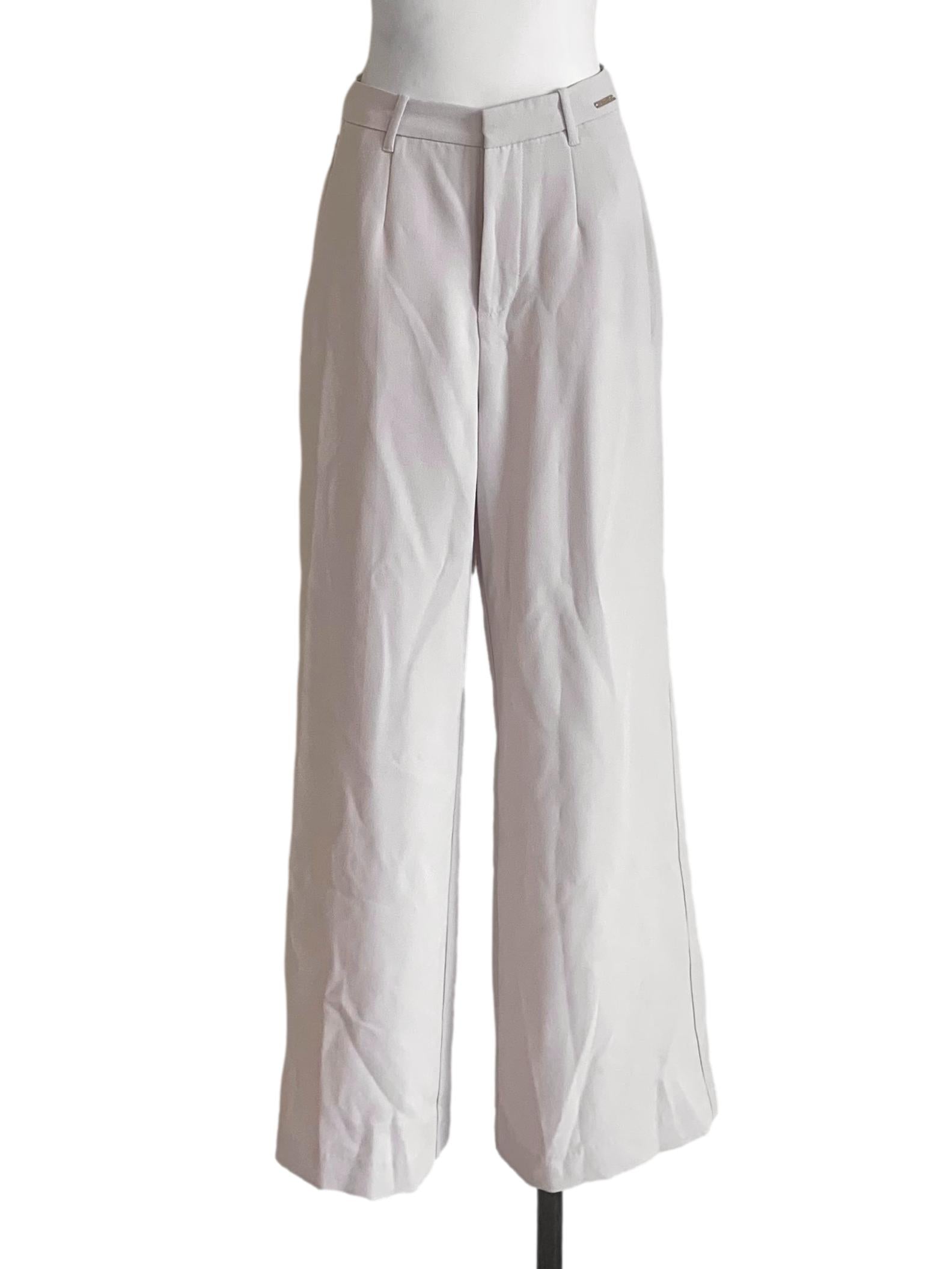 Ivory White Formal Pants