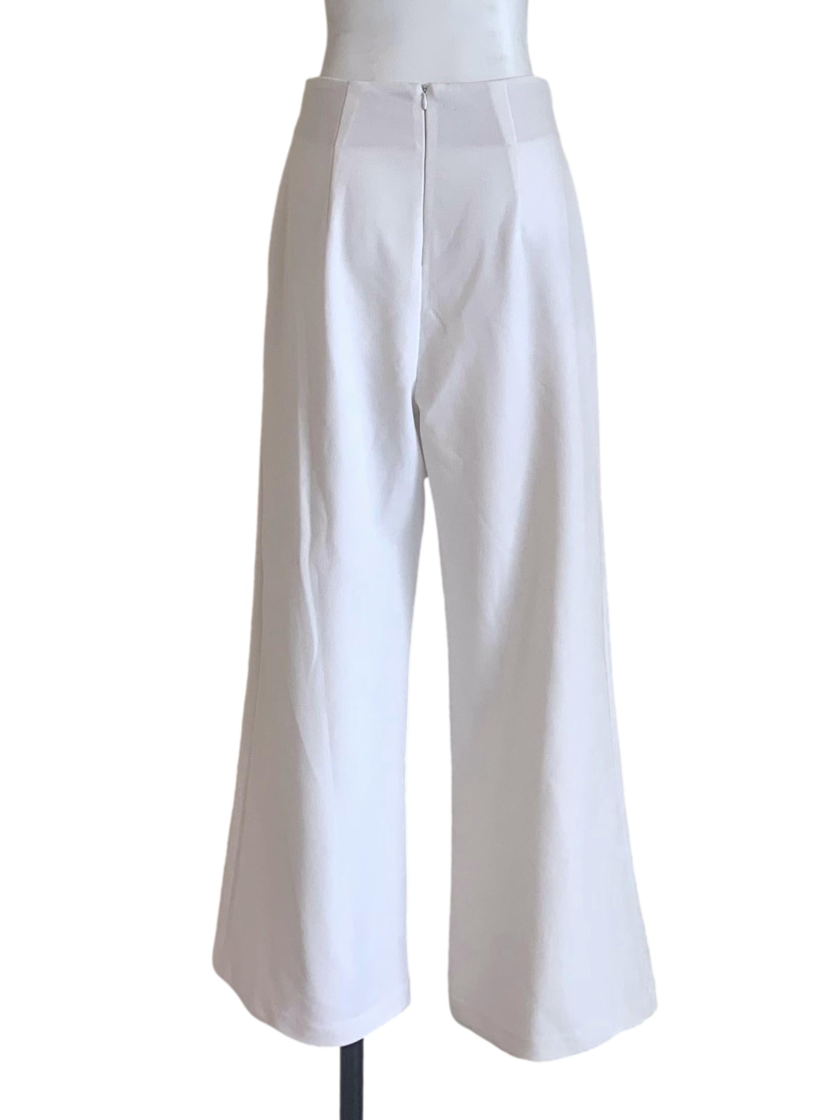 Daisy White Wide Leg Pants LB
