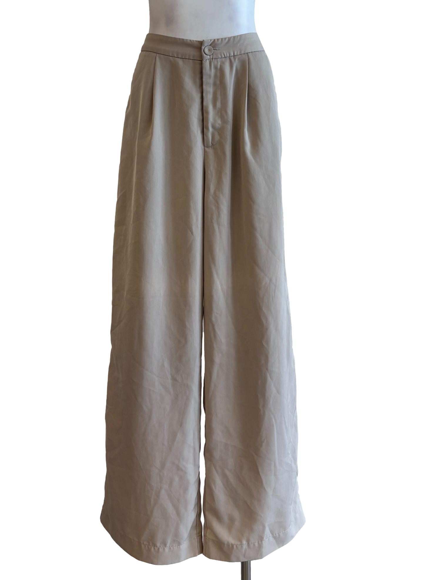 Whisper Straight Pleated Pants