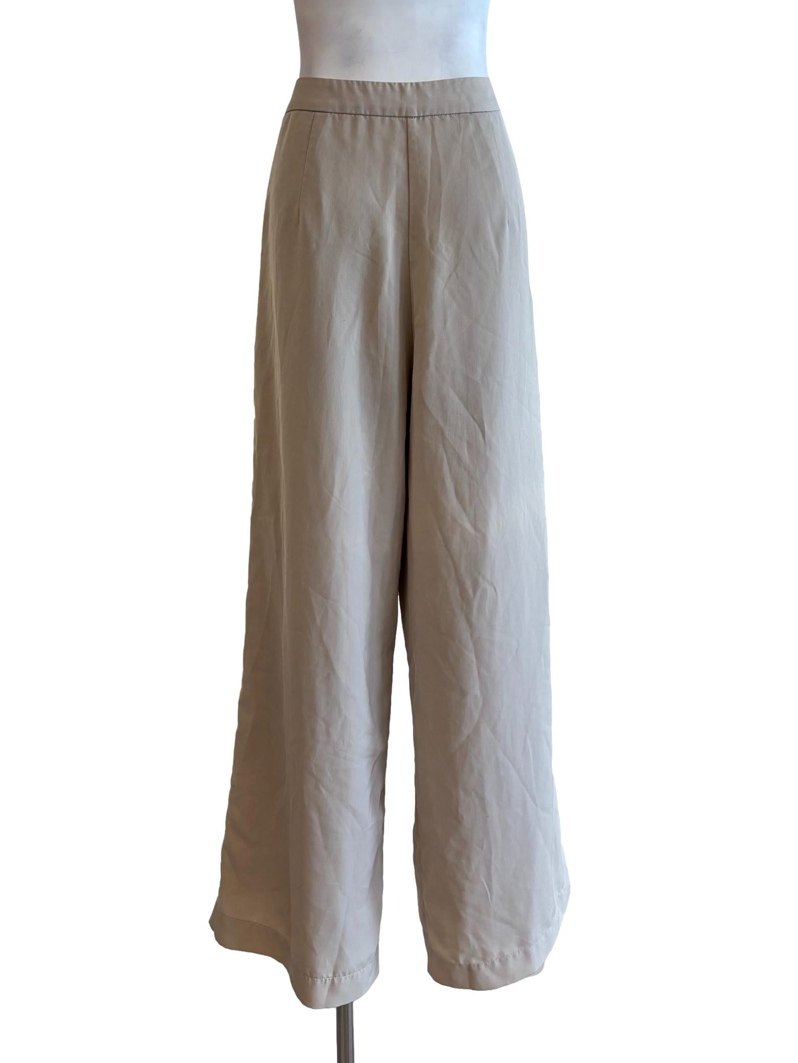 Whisper Straight Pleated Pants