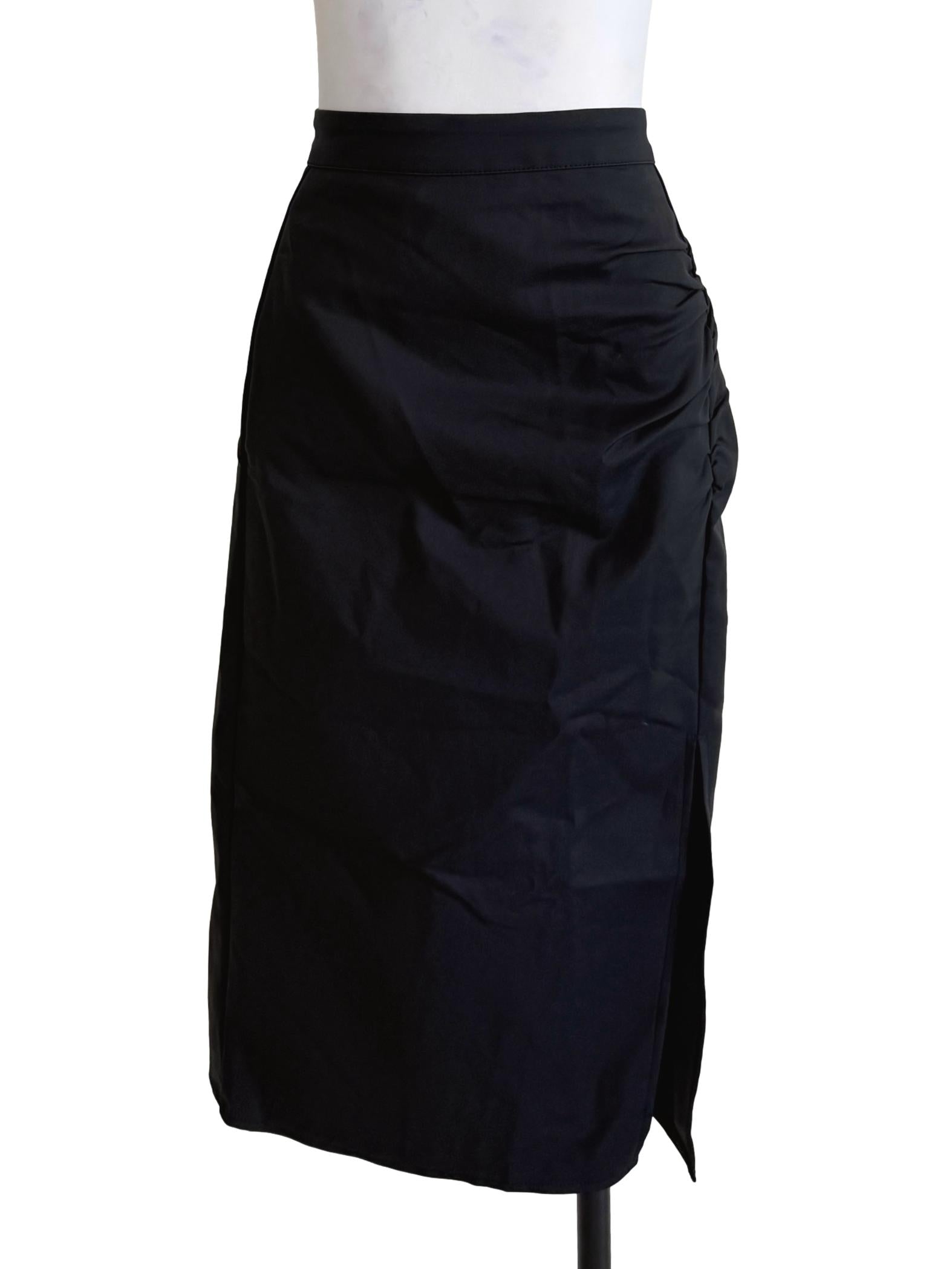 Iron Grey Pencil Skirt