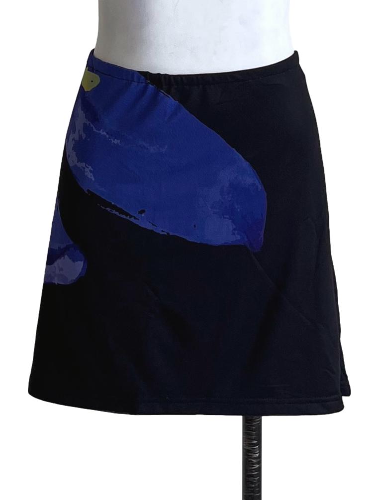 Black Meranda Mesh Skorts