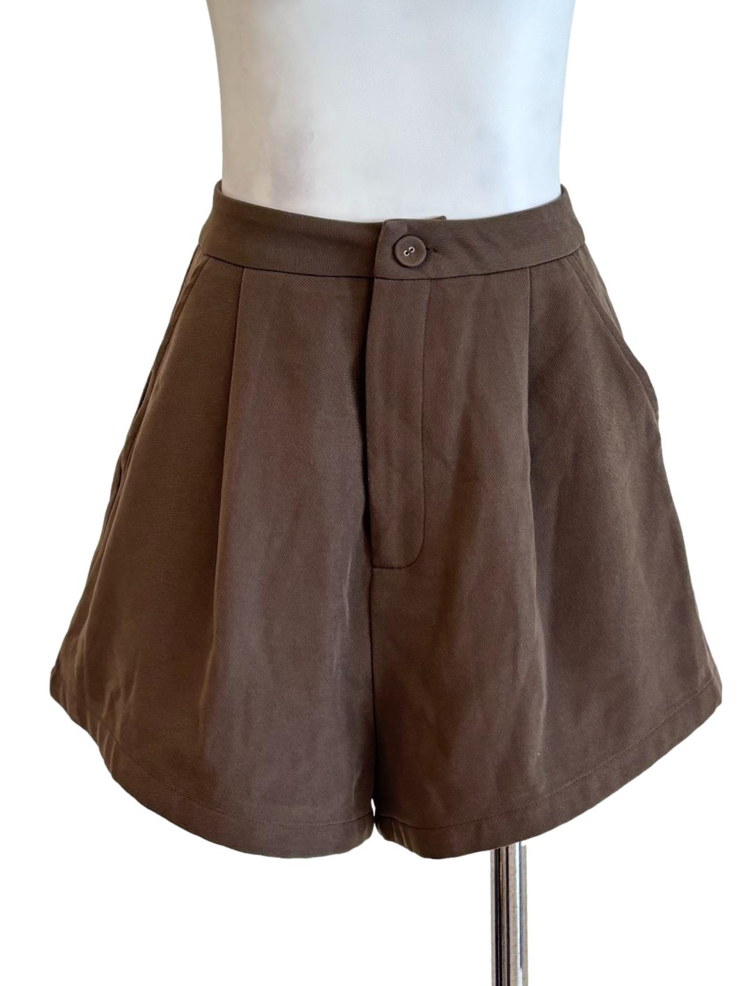 Mocha Relaxed Shorts
