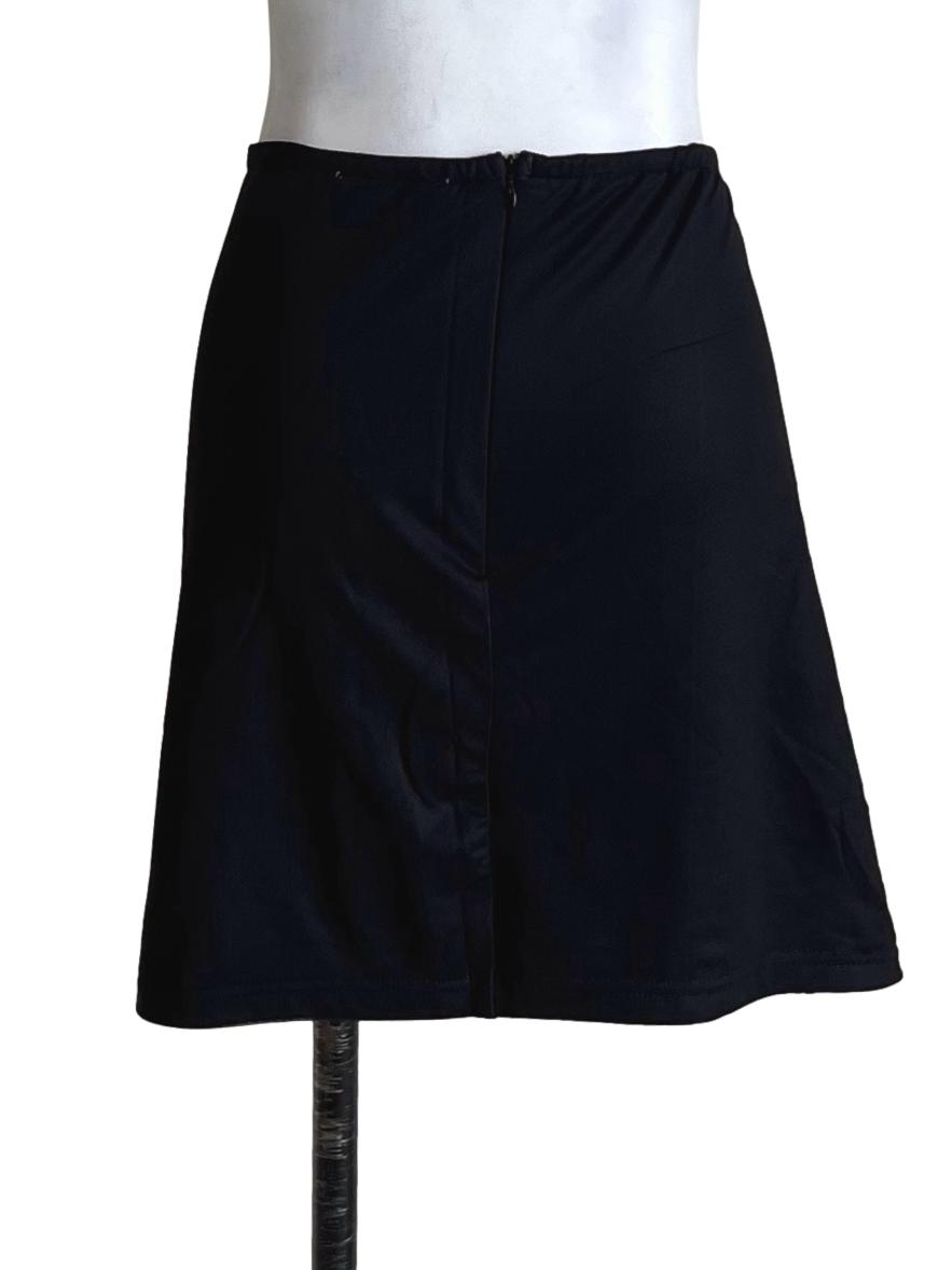 Black Meranda Mesh Skorts