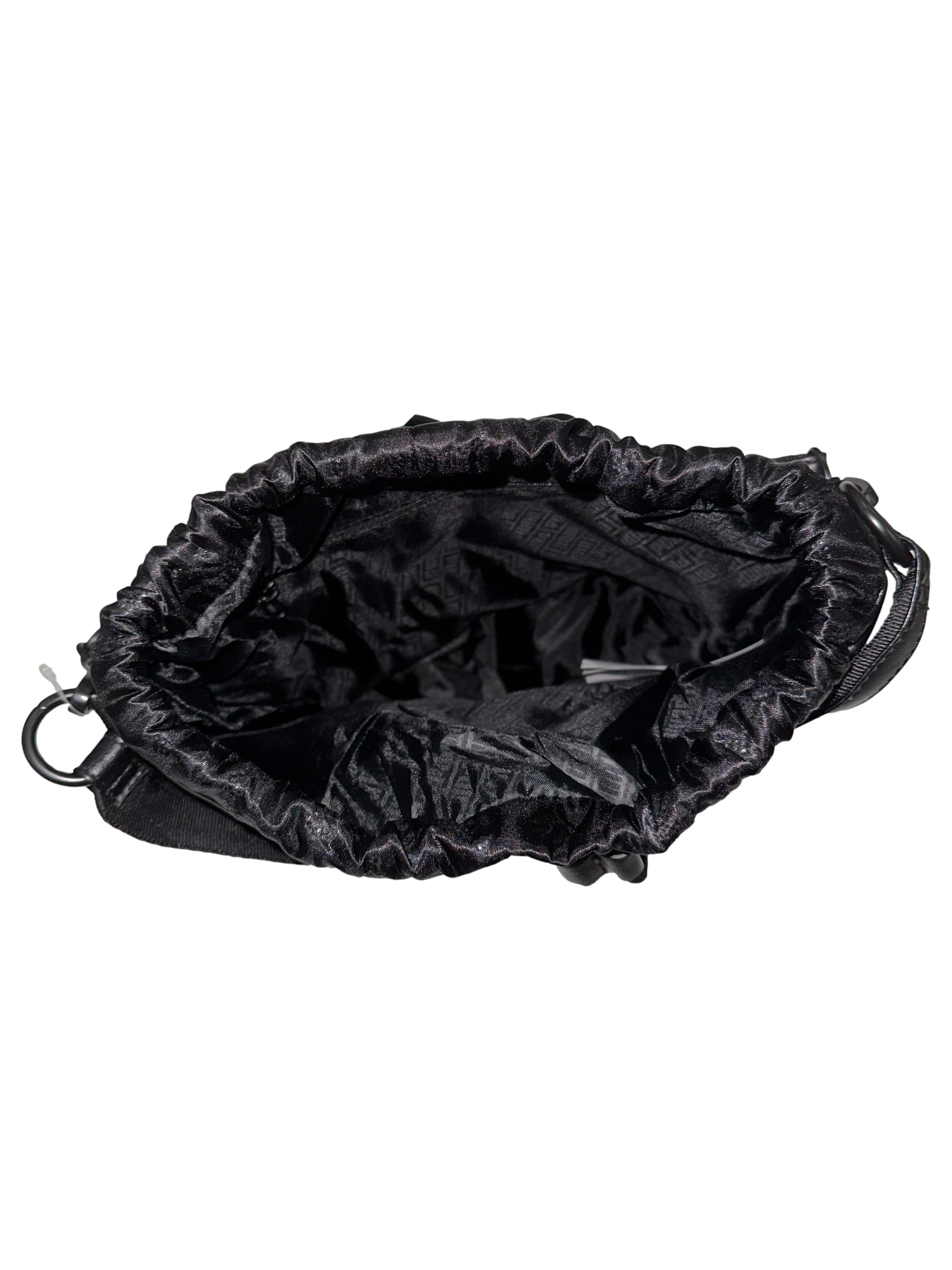 Black Puma Drawstring Bag