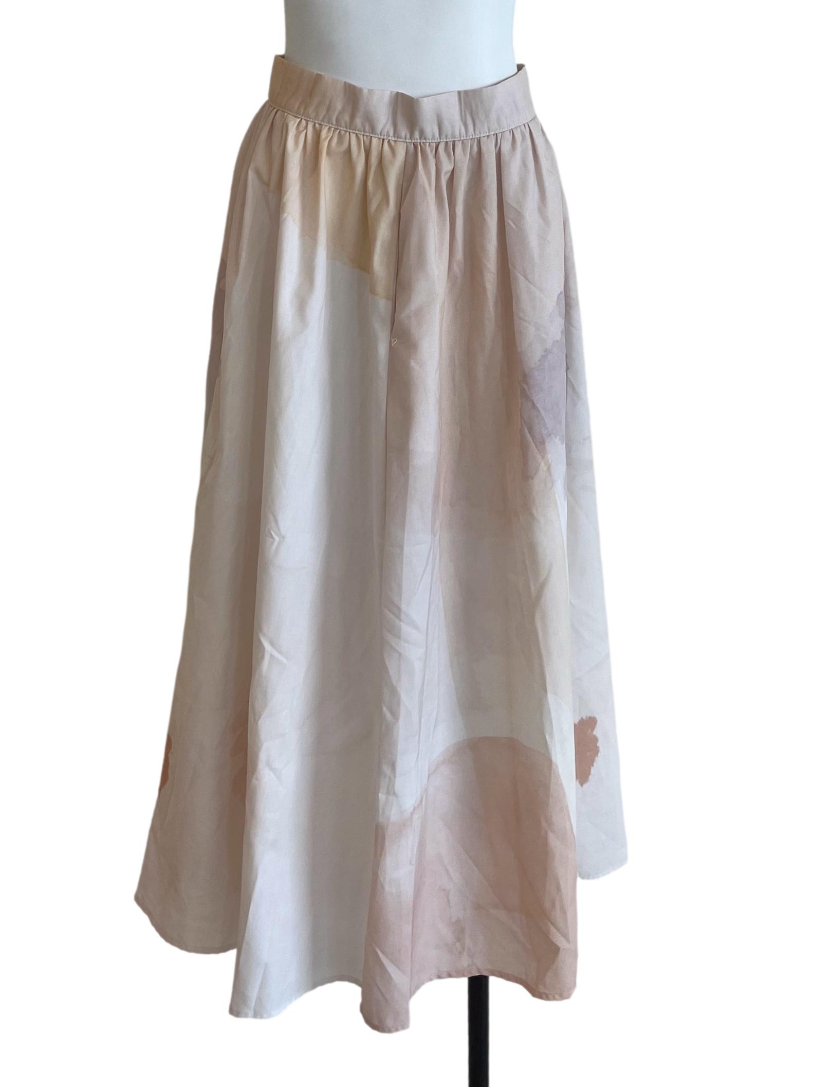Multicoloured Knee Length Skirt TWL