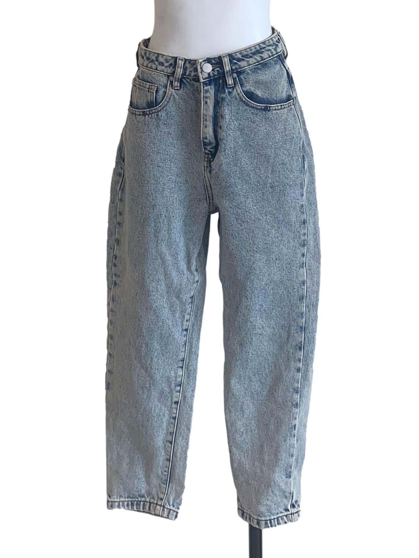 Stone Blue Mom Jeans LB
