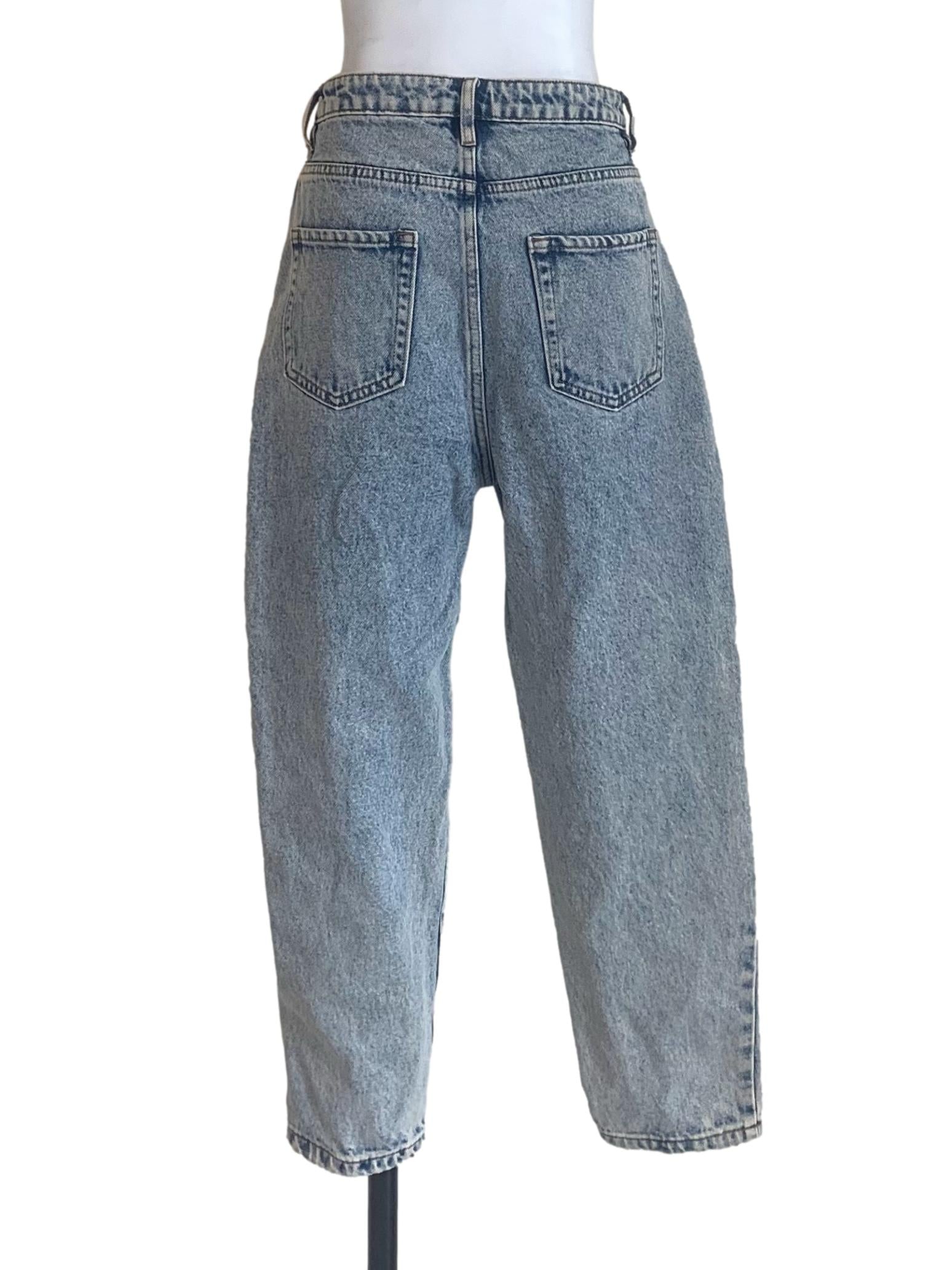 Stone Blue Mom Jeans LB
