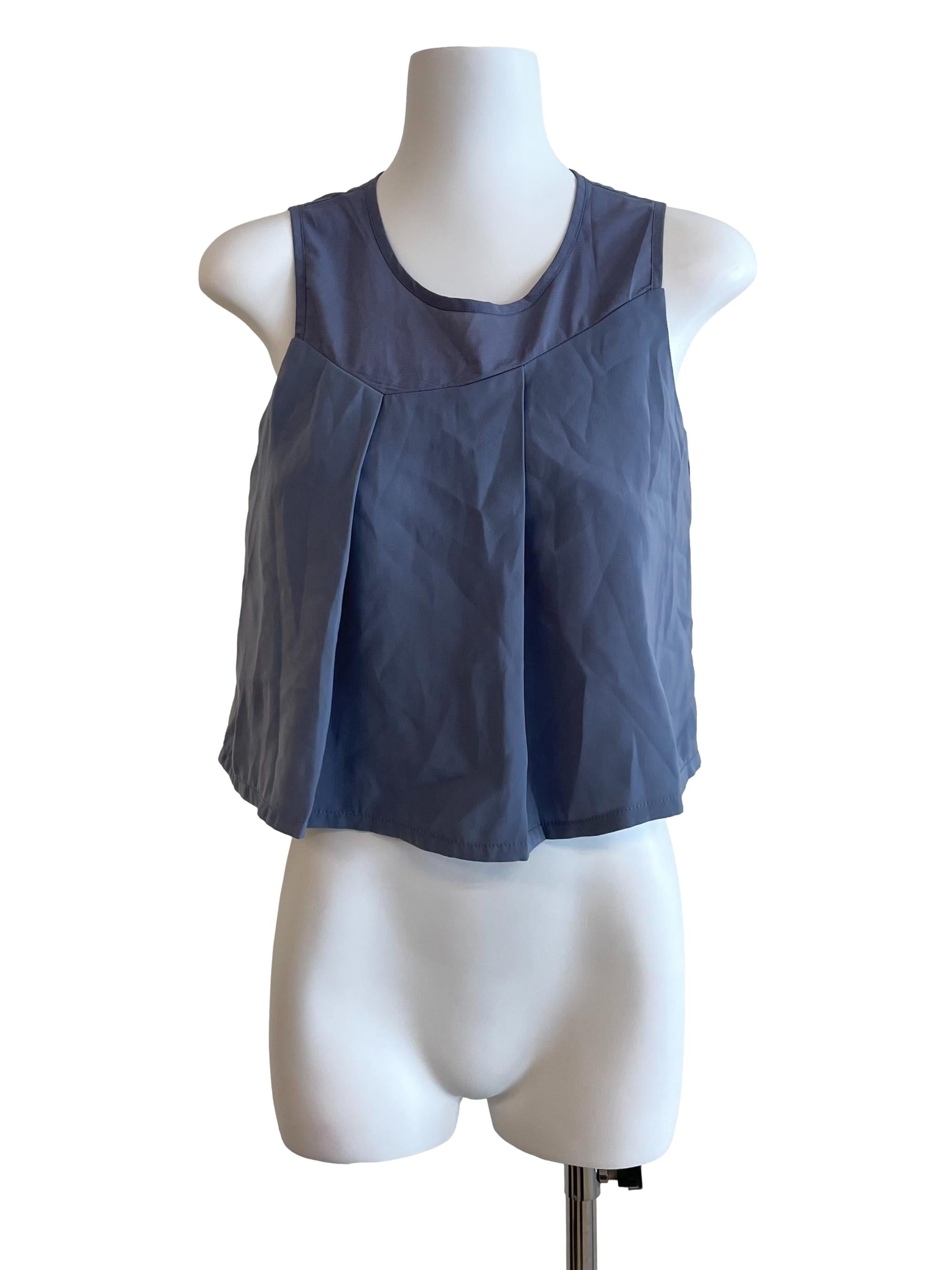 Stone Pleated Tent Top