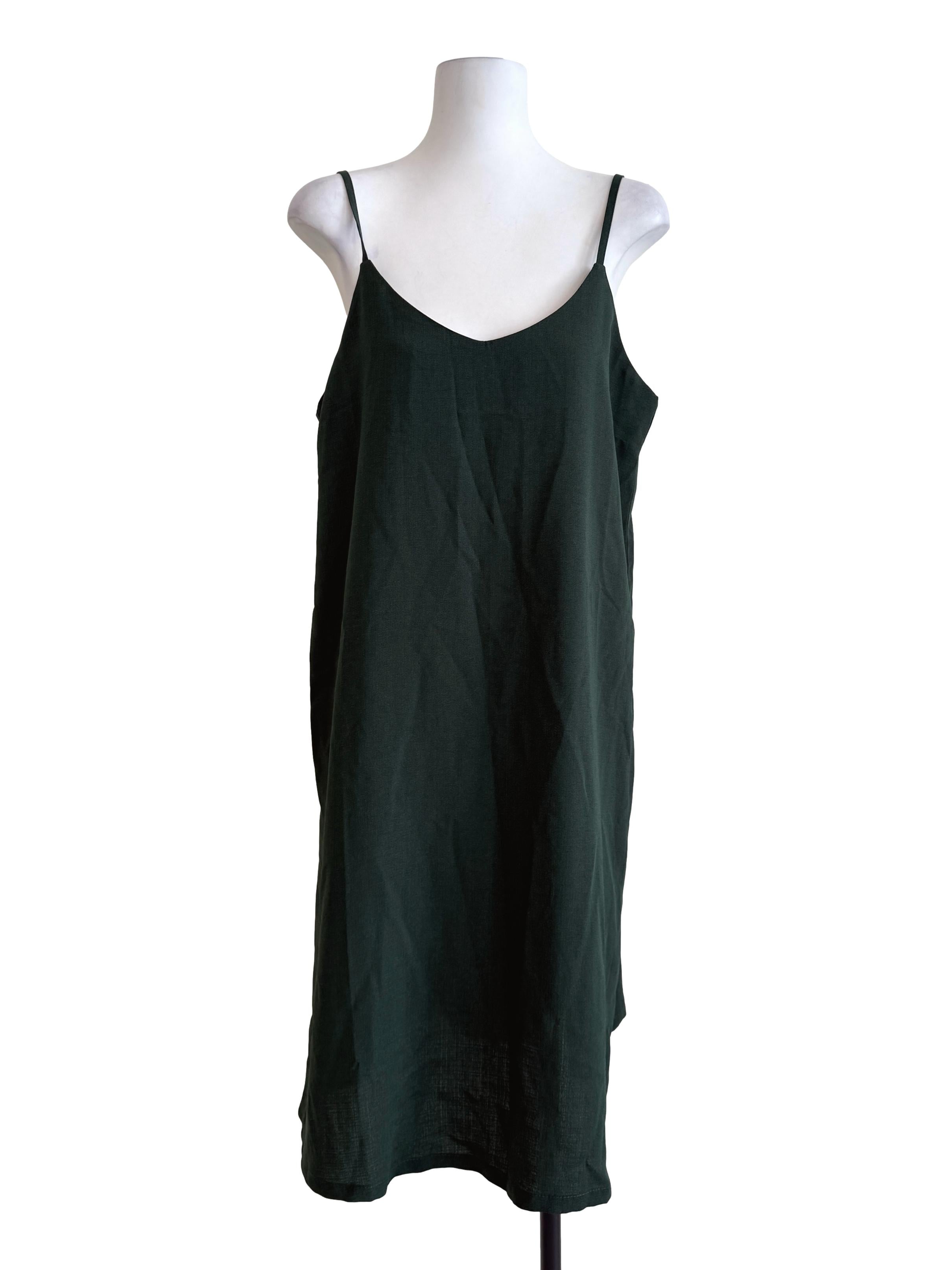 Pine Green Shift Dress