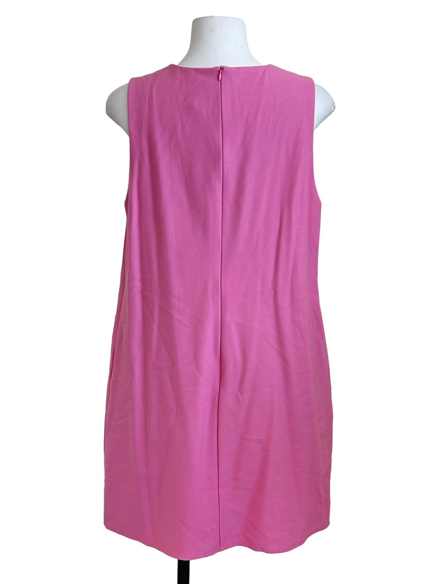 Taffy Pink Sleeveless Shift Dress