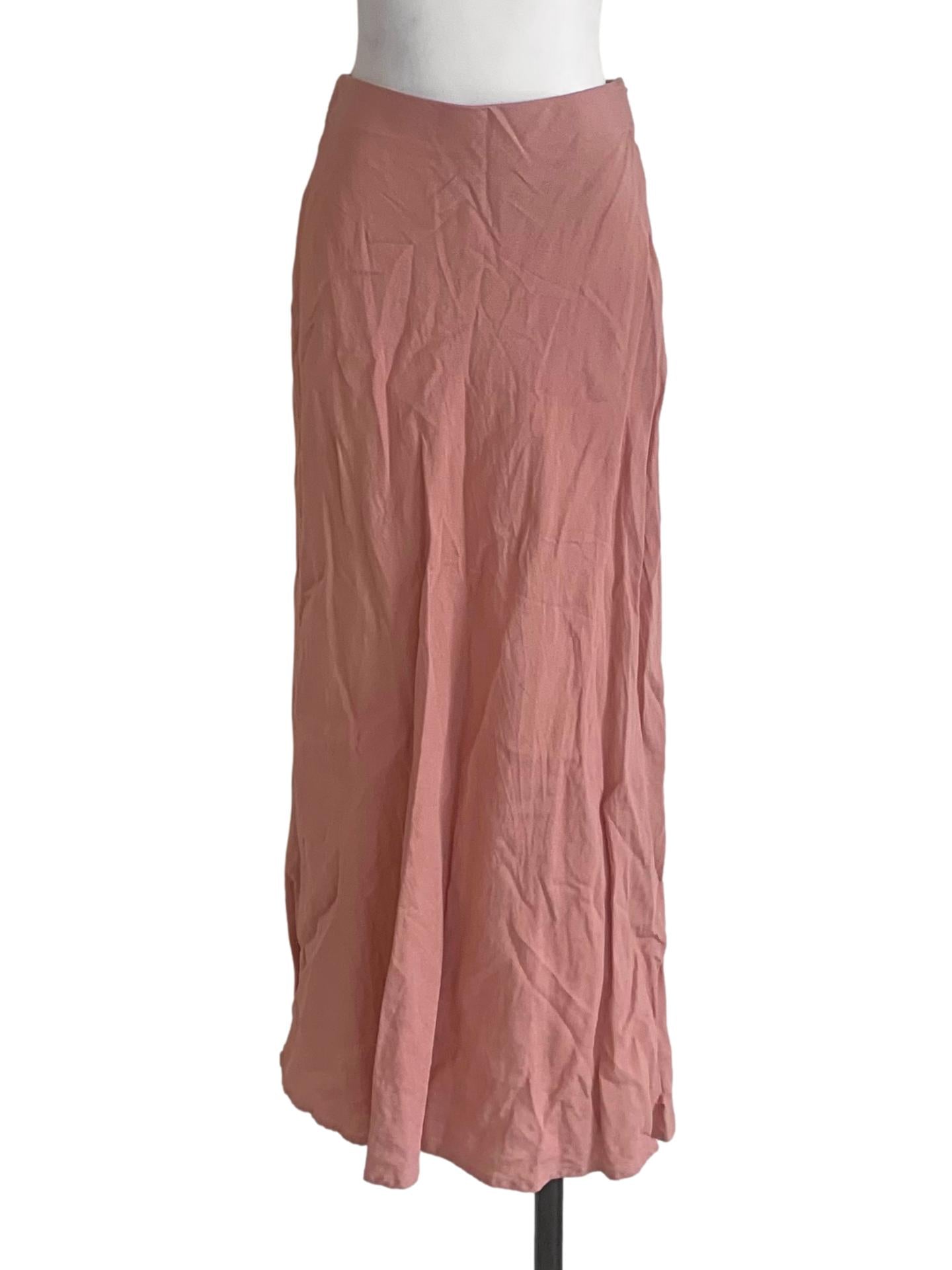 Peach Pink A-Line Skirts LB