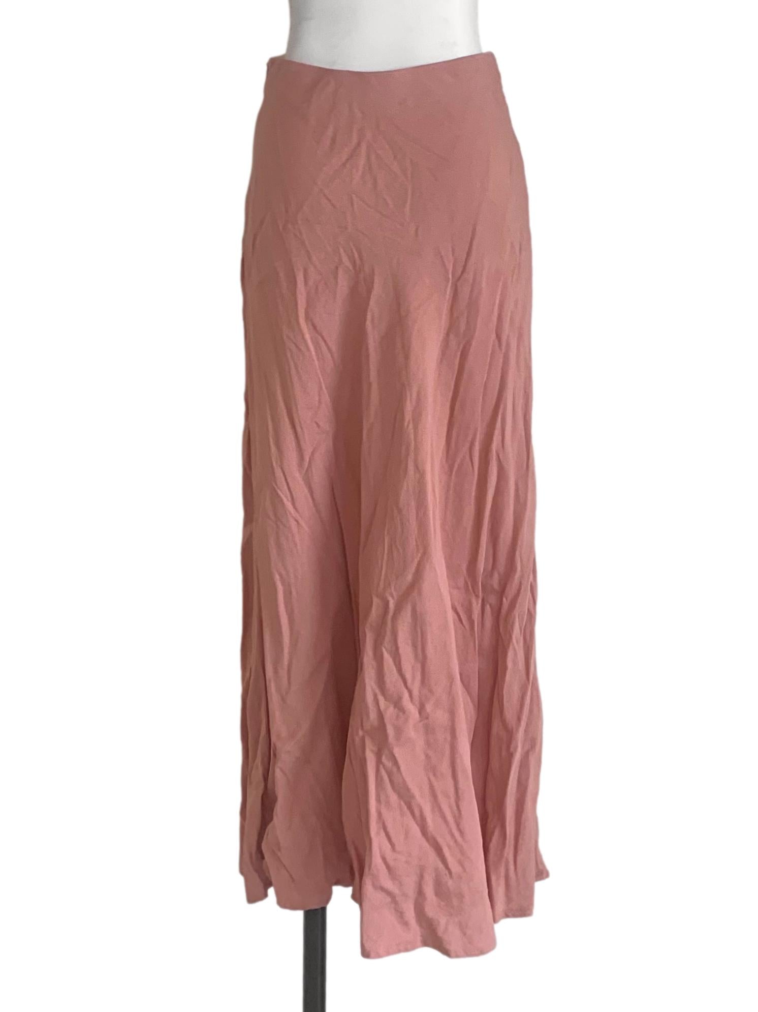 Peach Pink A-Line Skirts LB