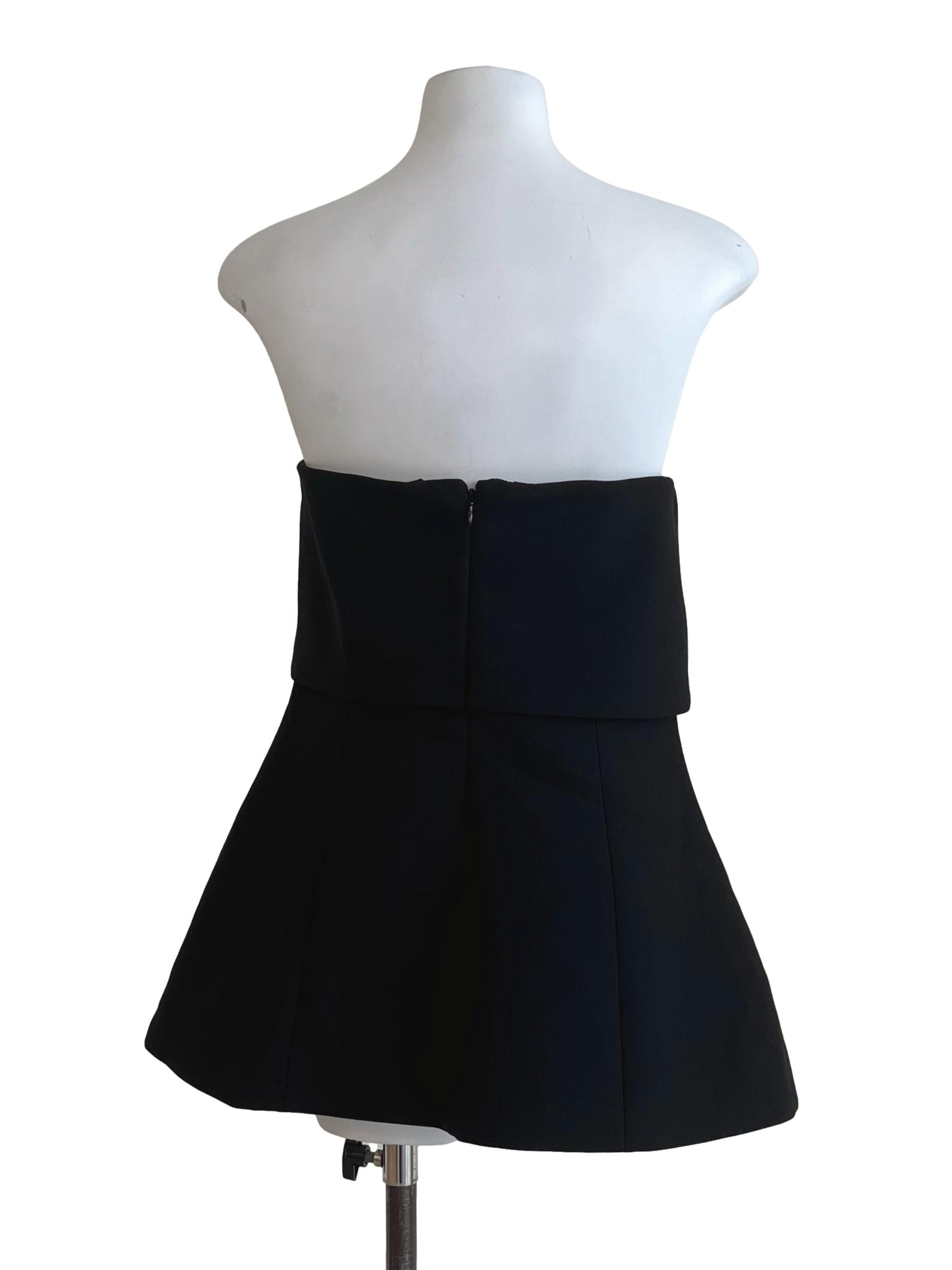 Onyx Black Straight Tube Top