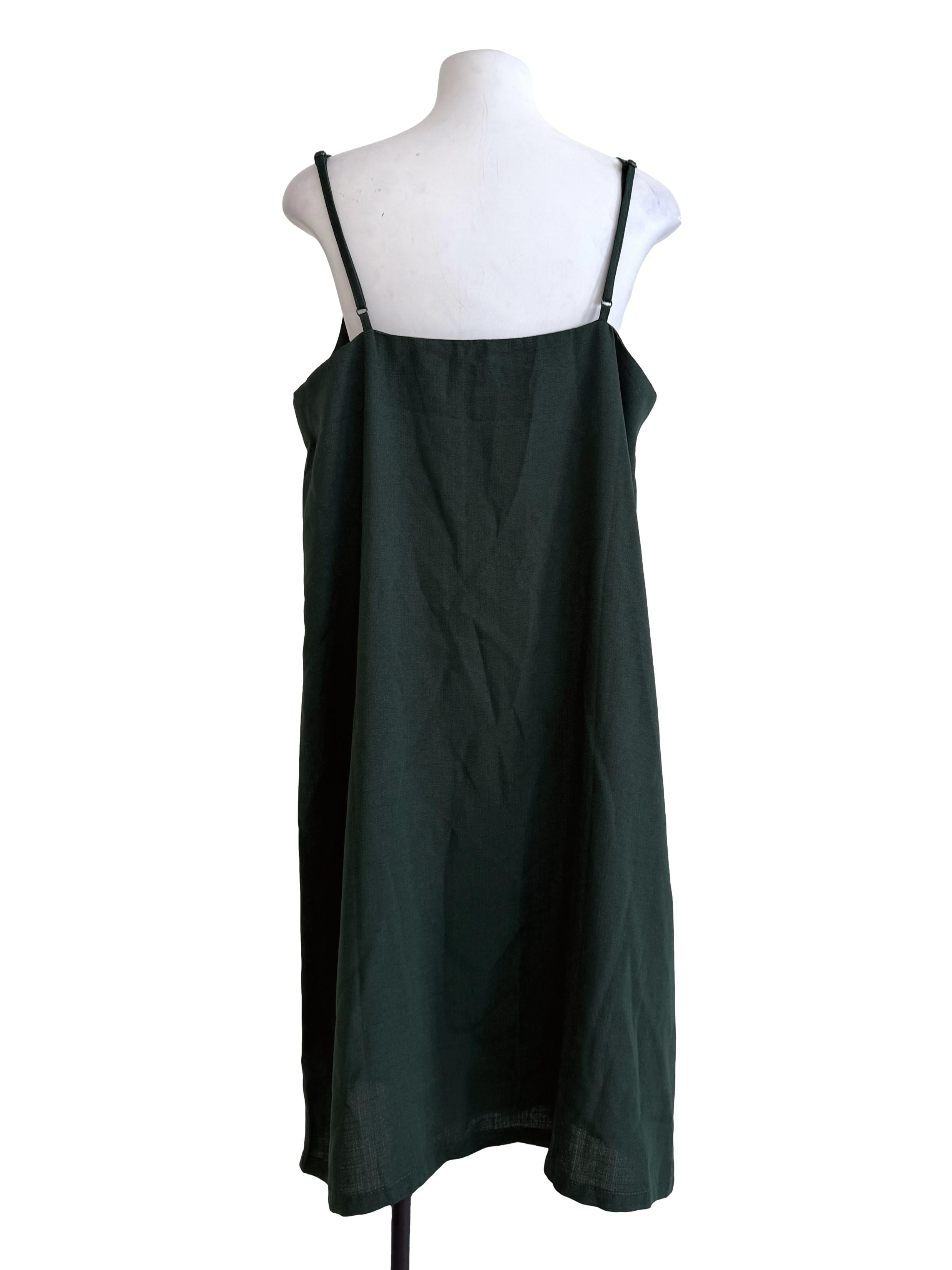 Pine Green Shift Dress