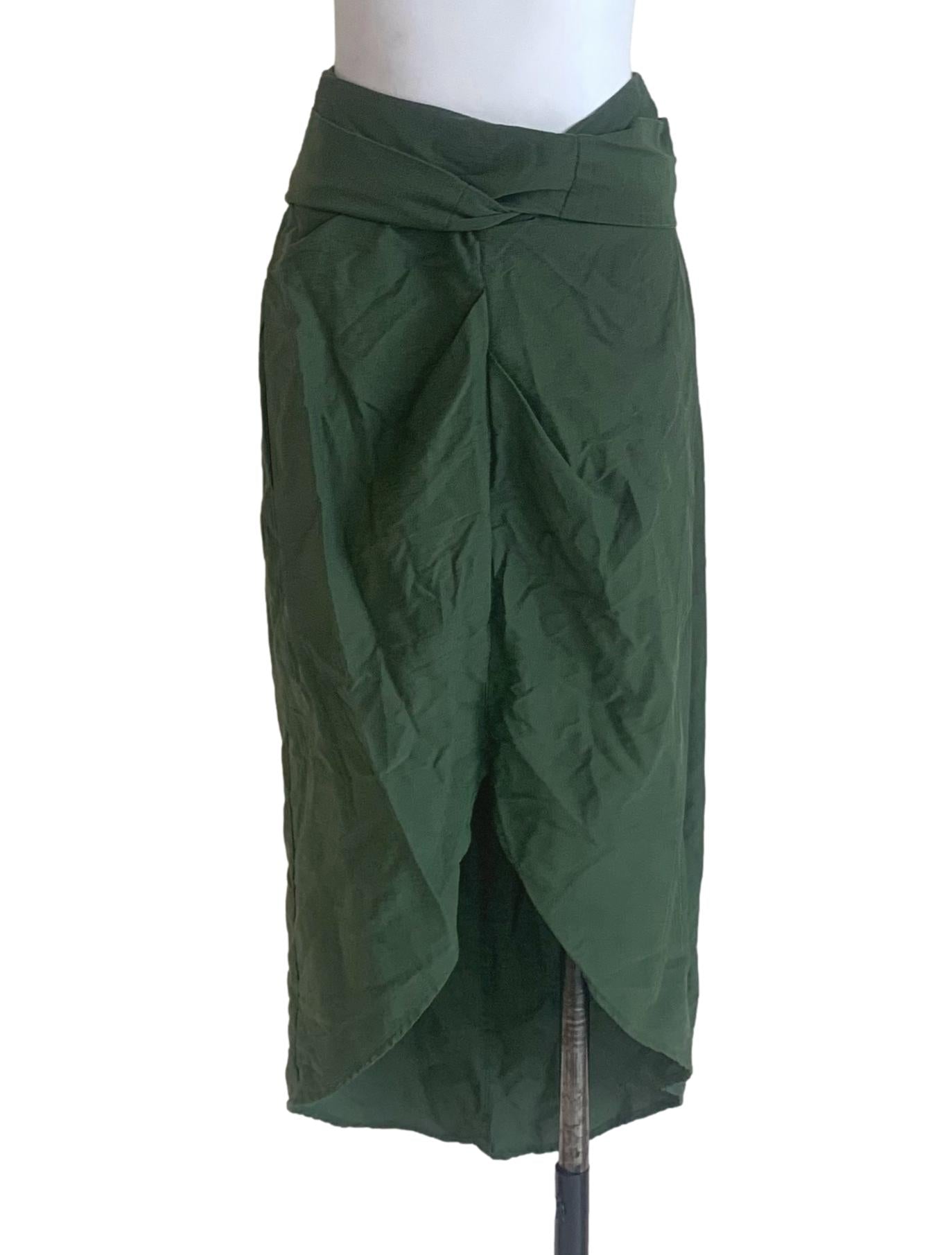 Basil Green Sheath Dress LB