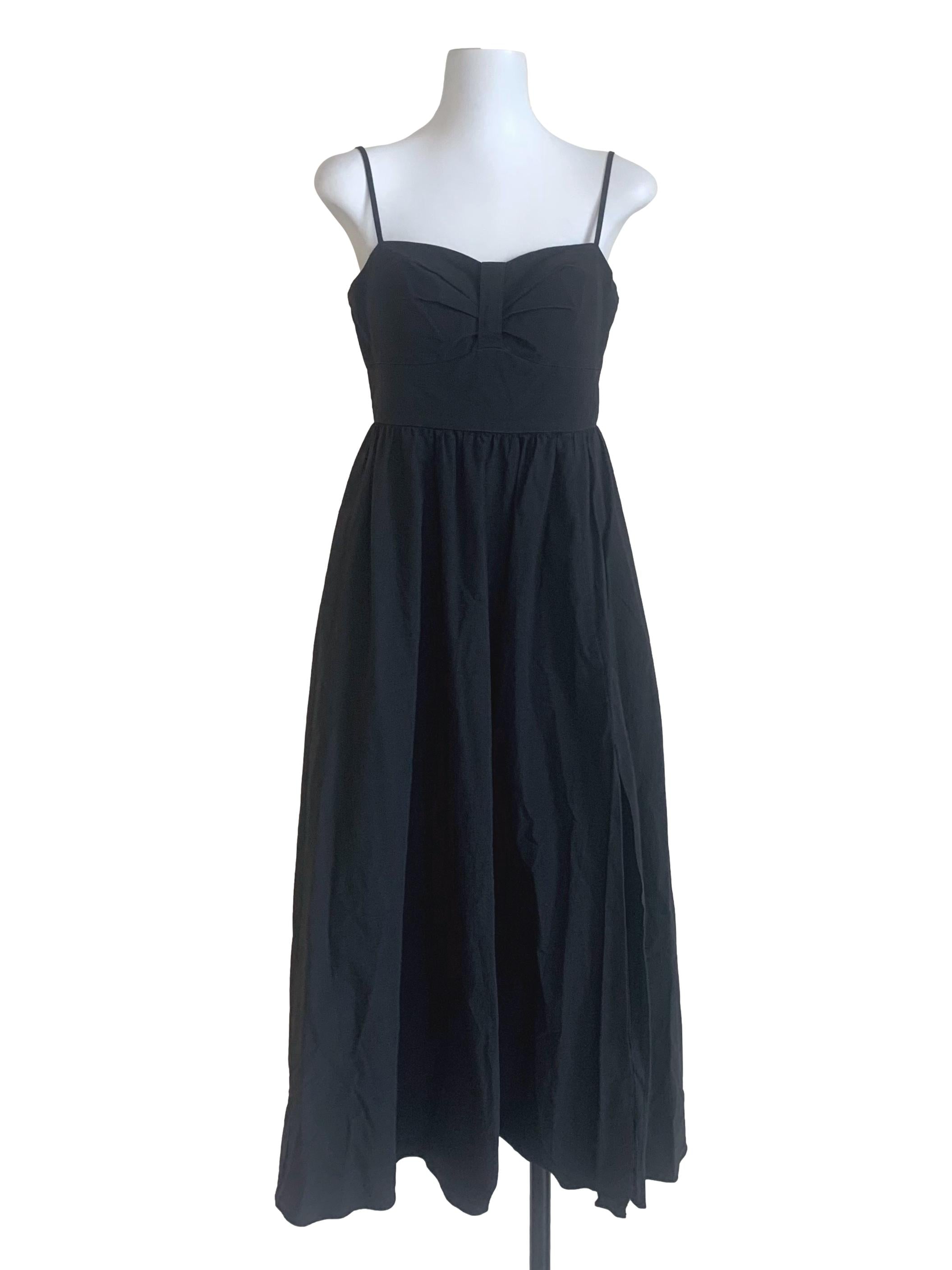 Charcoal Black Bouffant Dress LB