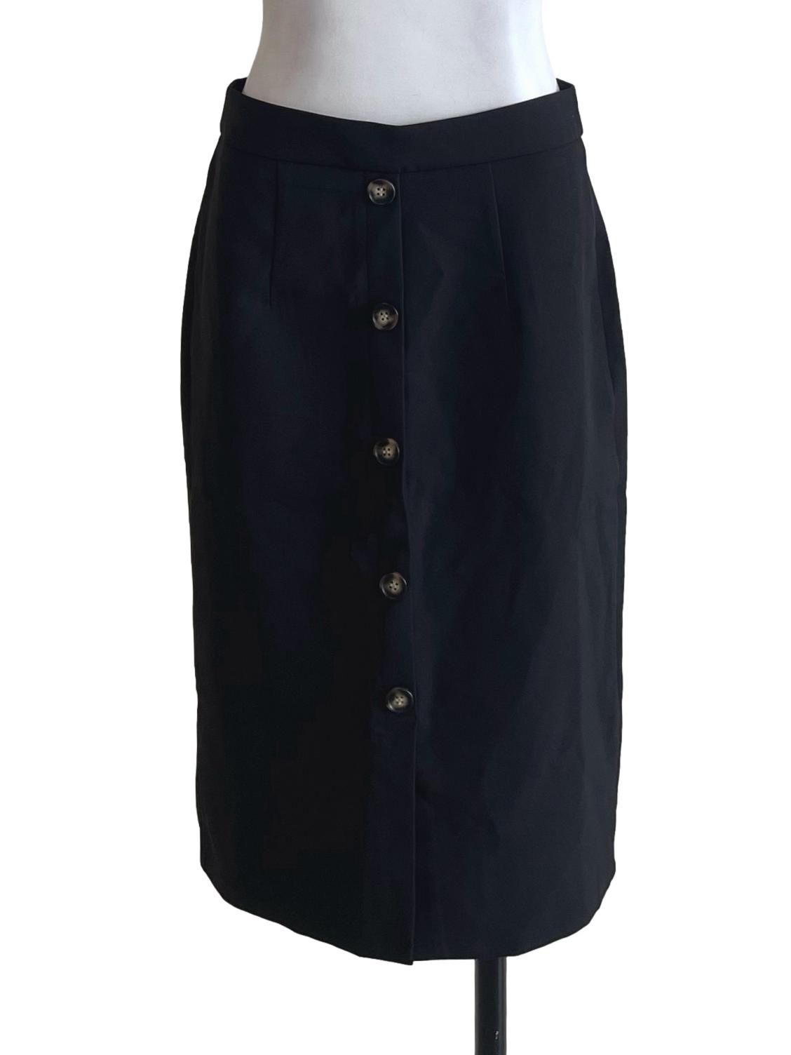 Black A Line Skirt