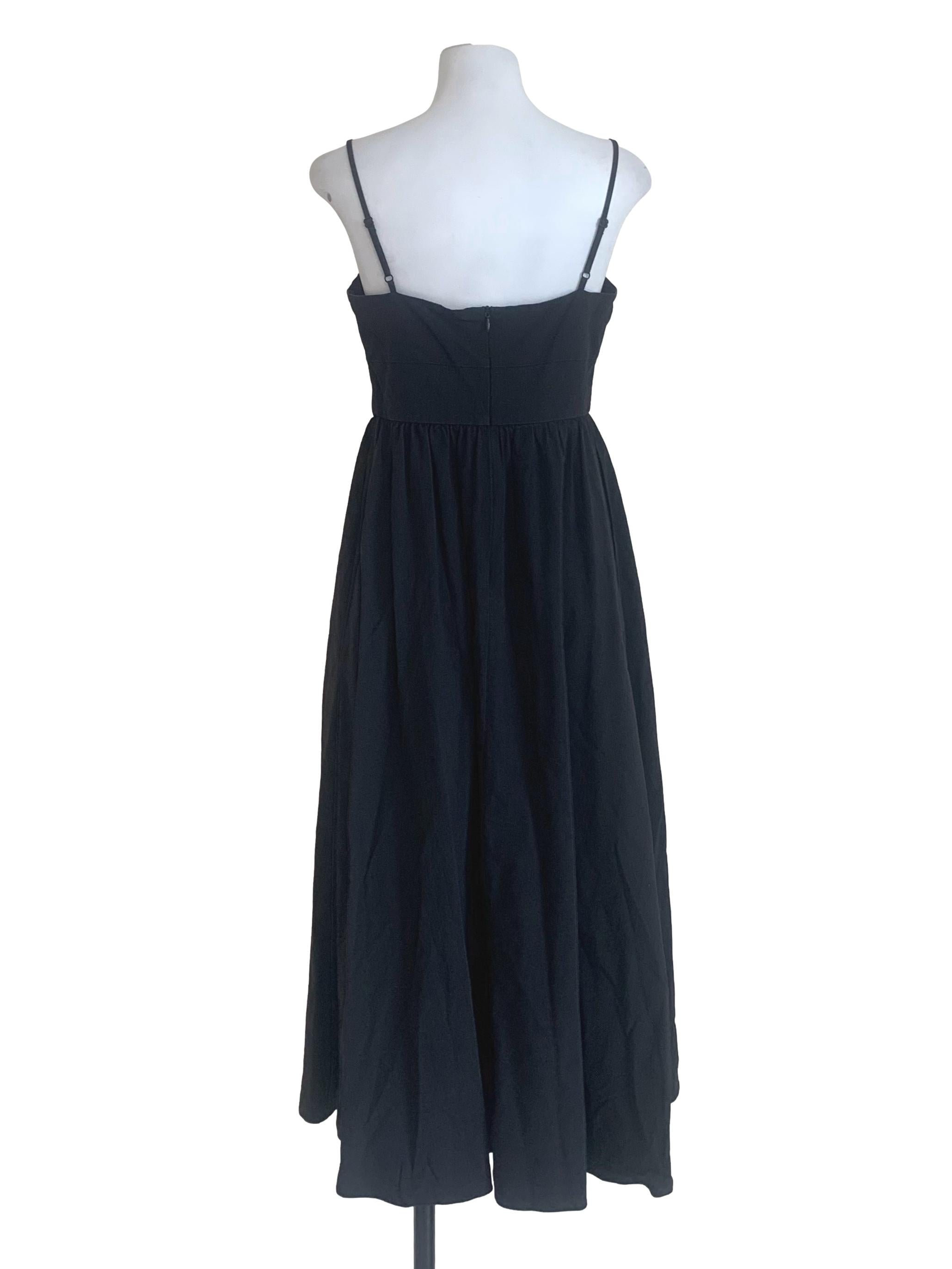 Charcoal Black Bouffant Dress LB