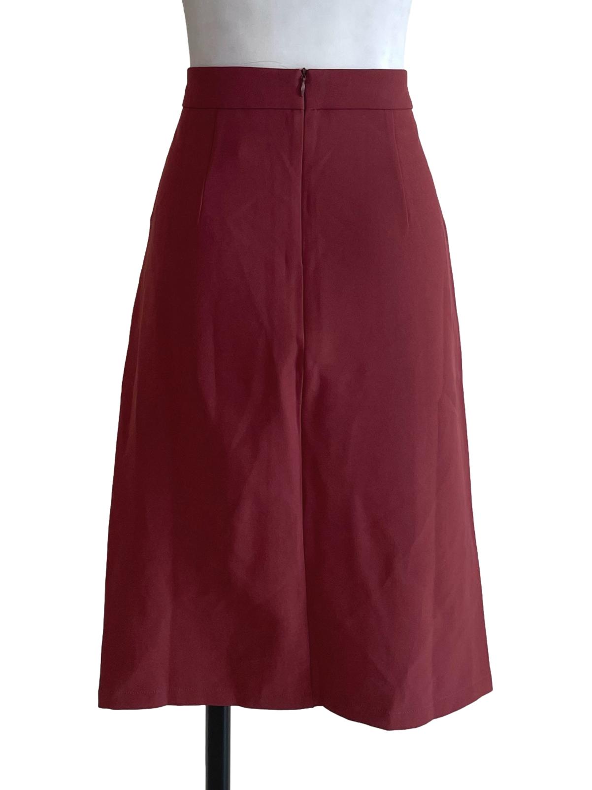 Indian Red A Line Skirt
