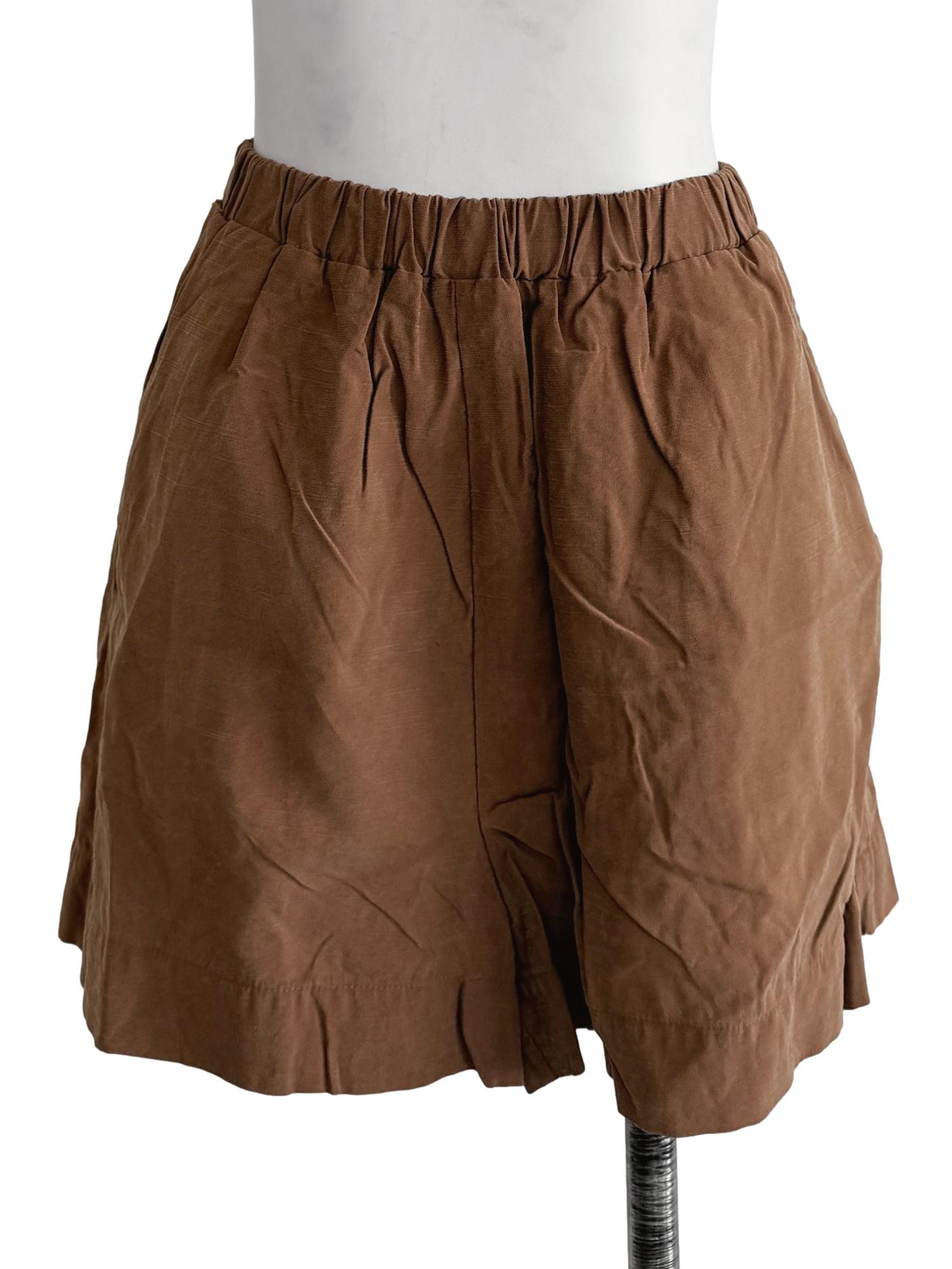 Medallion Yellow Casual Shorts LB