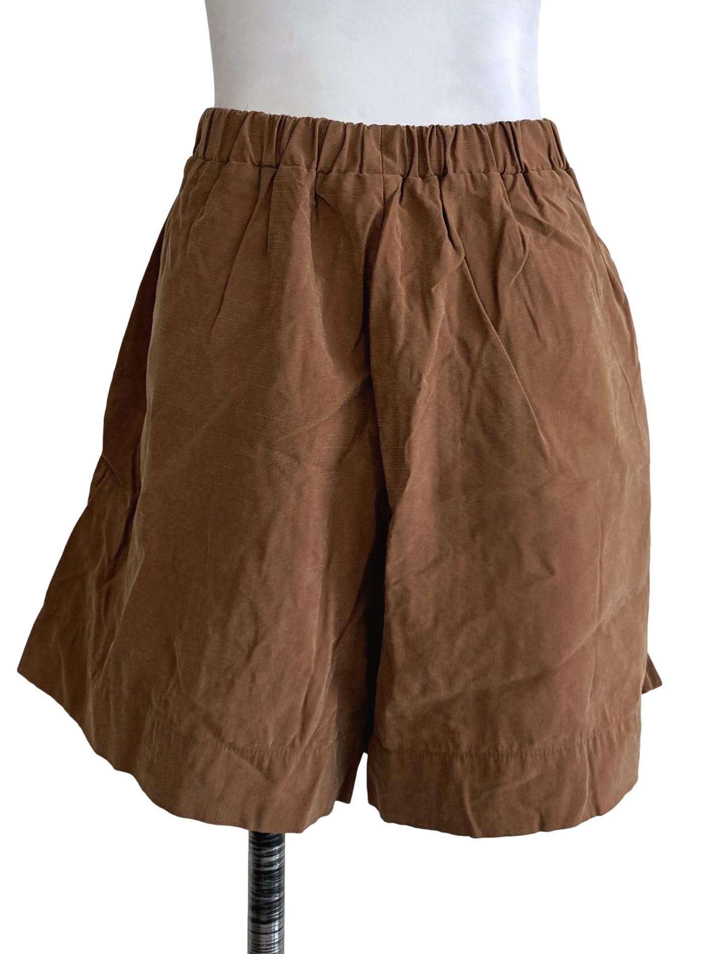 Medallion Yellow Casual Shorts LB
