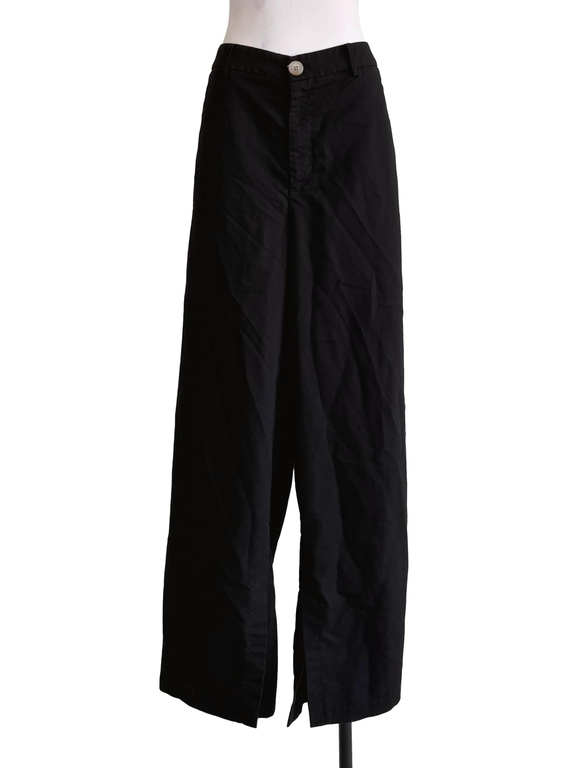 Black Straight Leg Pants