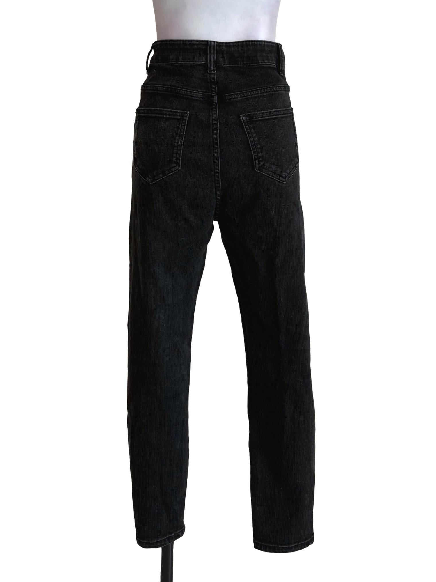 Black High Rise Skinny Jeans